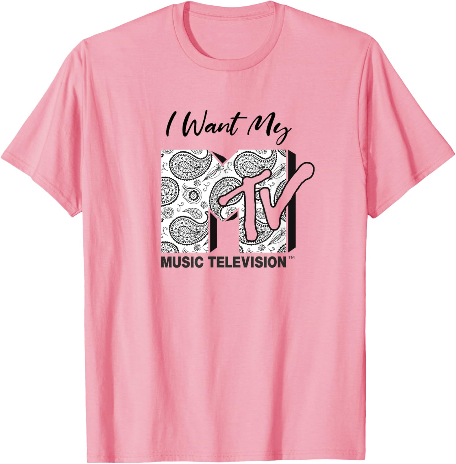 Mademark x MTV Vintage Ornaments T-Shirt for Music Lovers - 1