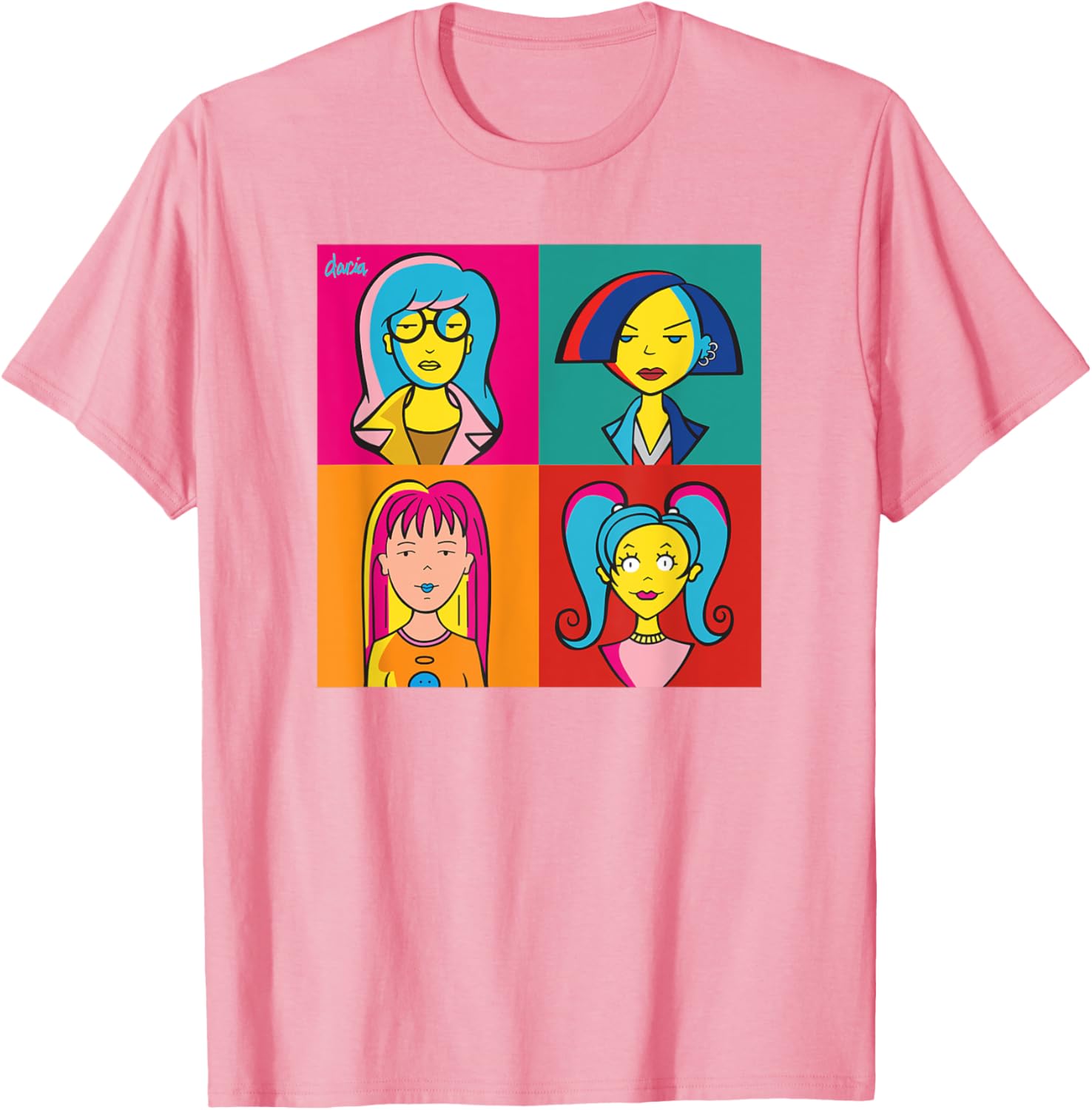 Mademark x Daria Ladies Pop Art T-Shirt - Fun Fashion for Every Occasion - 5