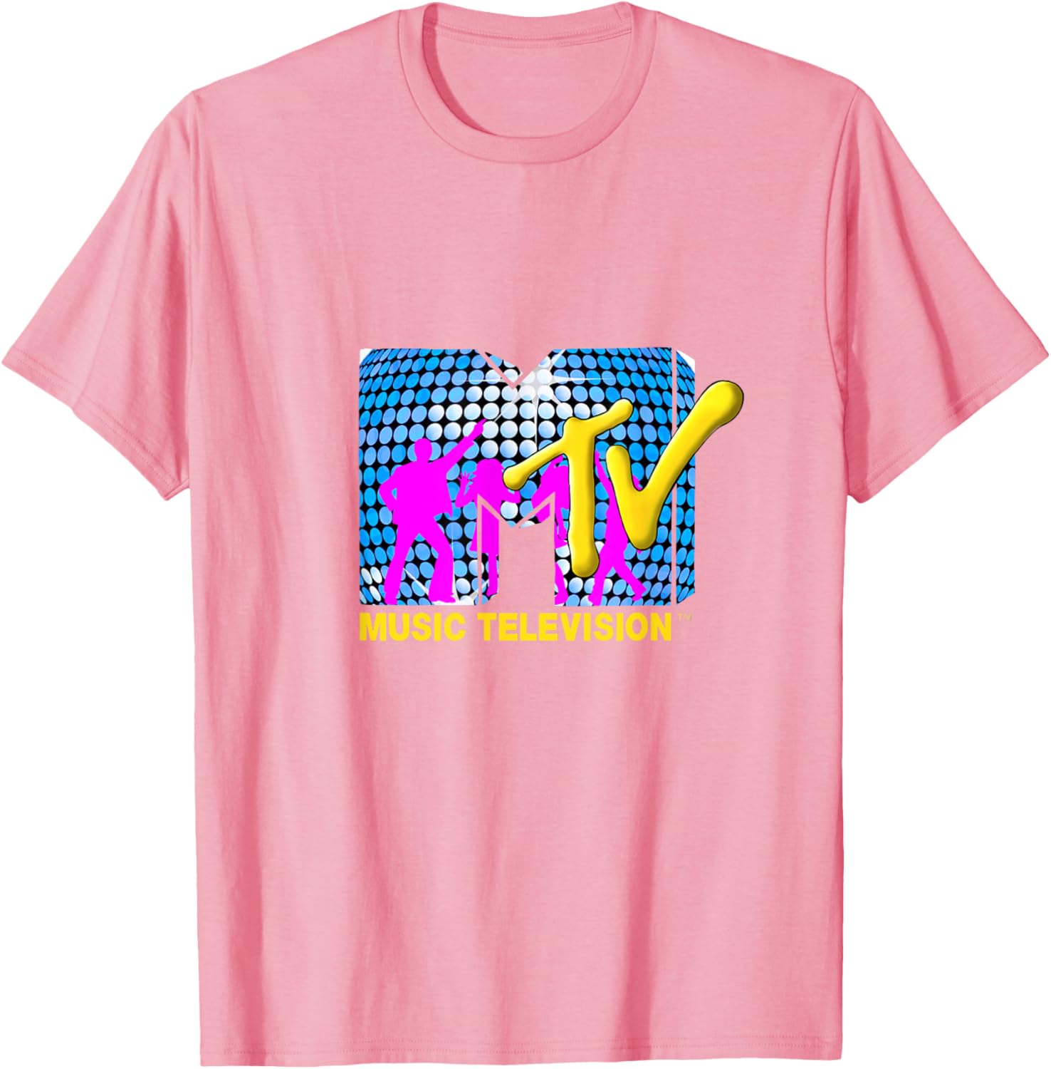 Mademark x MTV Disco Sphere T-Shirt with Funky Dancers Logo Design - 5