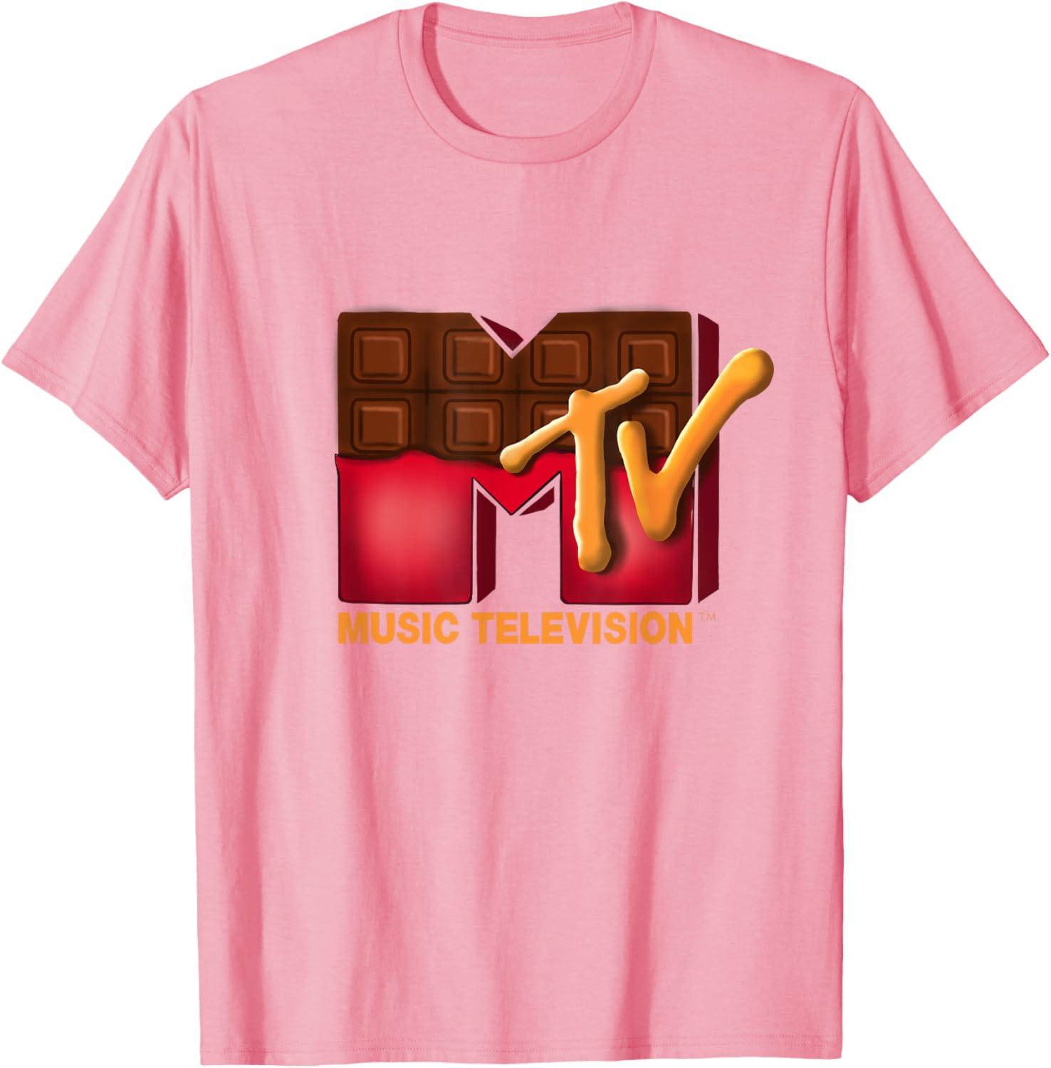 Mademark x MTV T-Shirt featuring Iconic MTV Logo and Chocolate Bar Design - 4