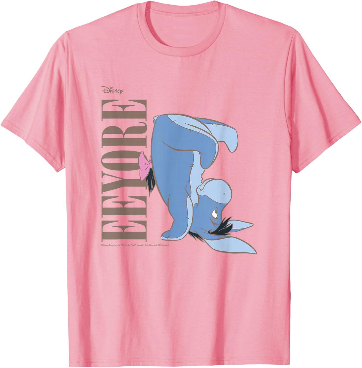 Winnie The Pooh Eeyore Upside Down T-Shirt for Fun and Cozy Style - 4