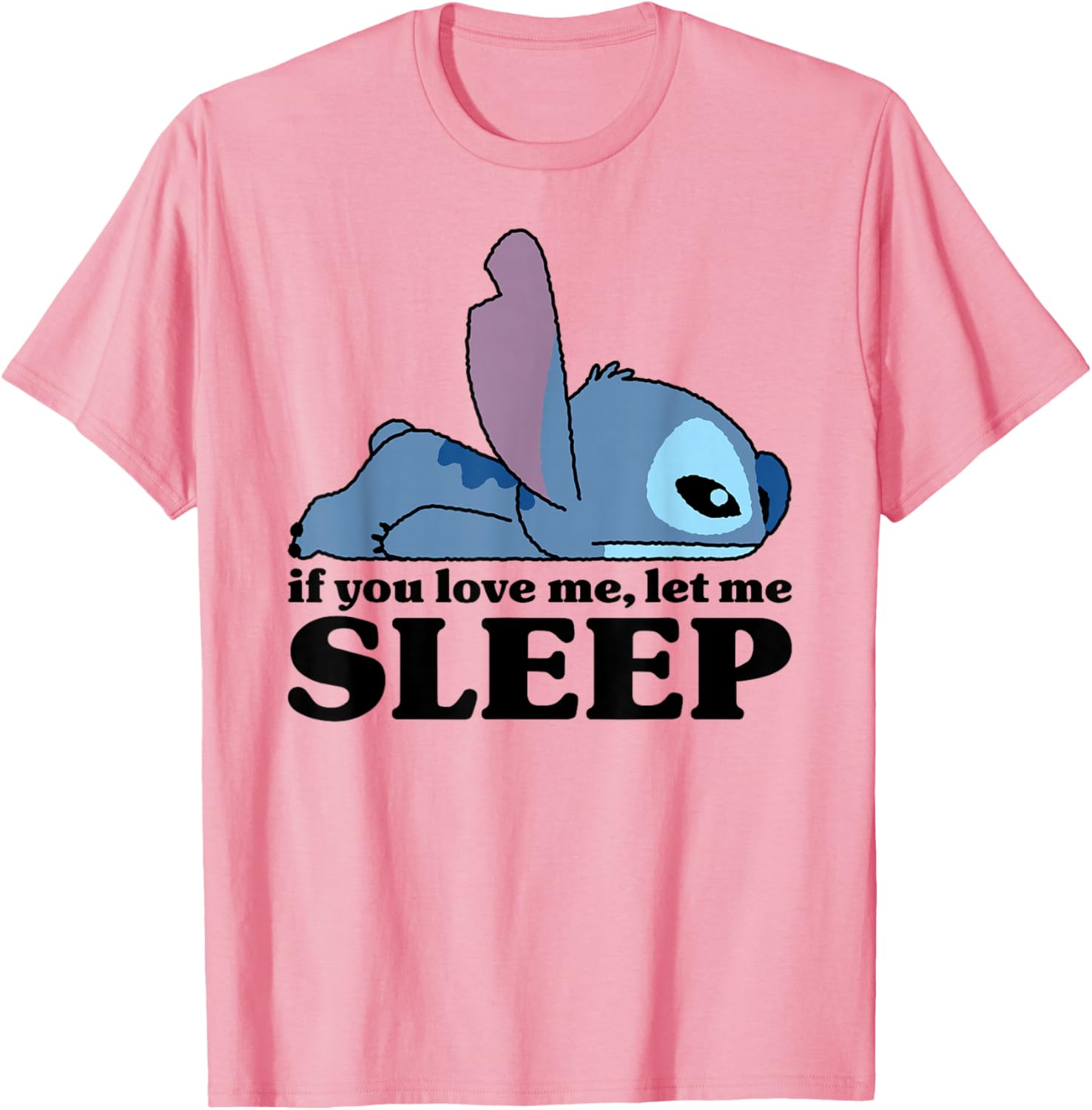 Lilo & Stitch Sleepy Stitch T-Shirt - Cute and Comfy Disney Apparel - 7