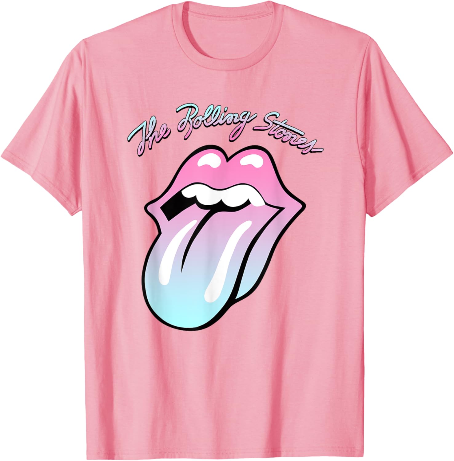 Official Rolling Stones Gradient Tongue T-Shirt for Music Lovers - 2