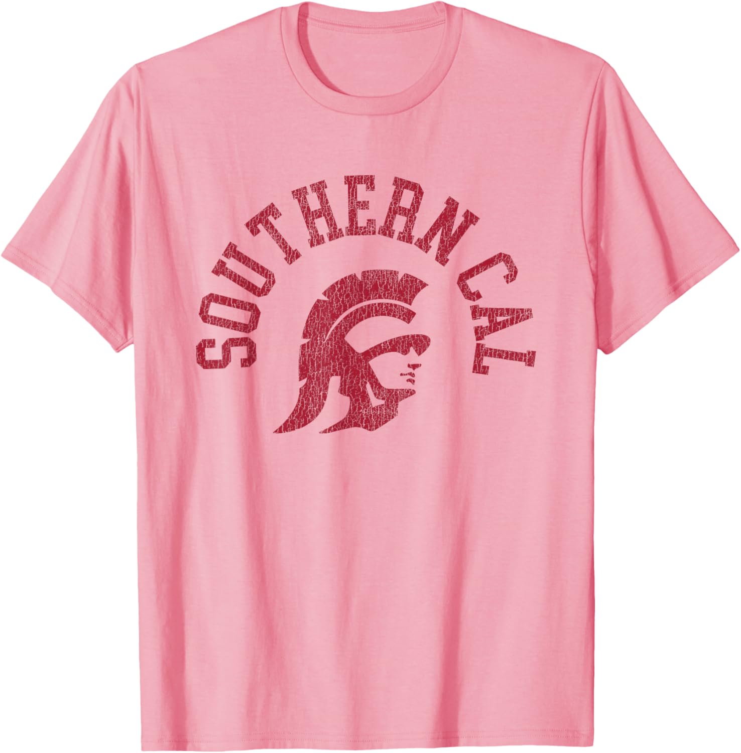 Retro 80s USC Southern Cal Distressed T-Shirt for Sports Fans - 5
