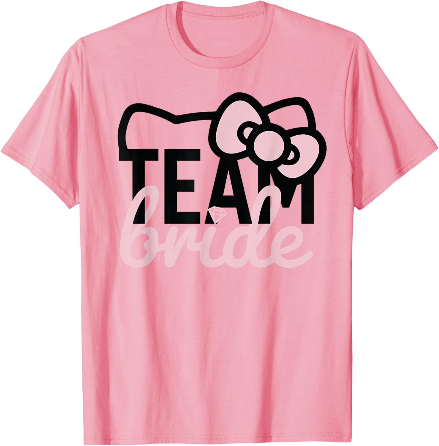 Hello Kitty Team Bride Bridesmaid T-Shirt for Fun Bridal Parties - 5