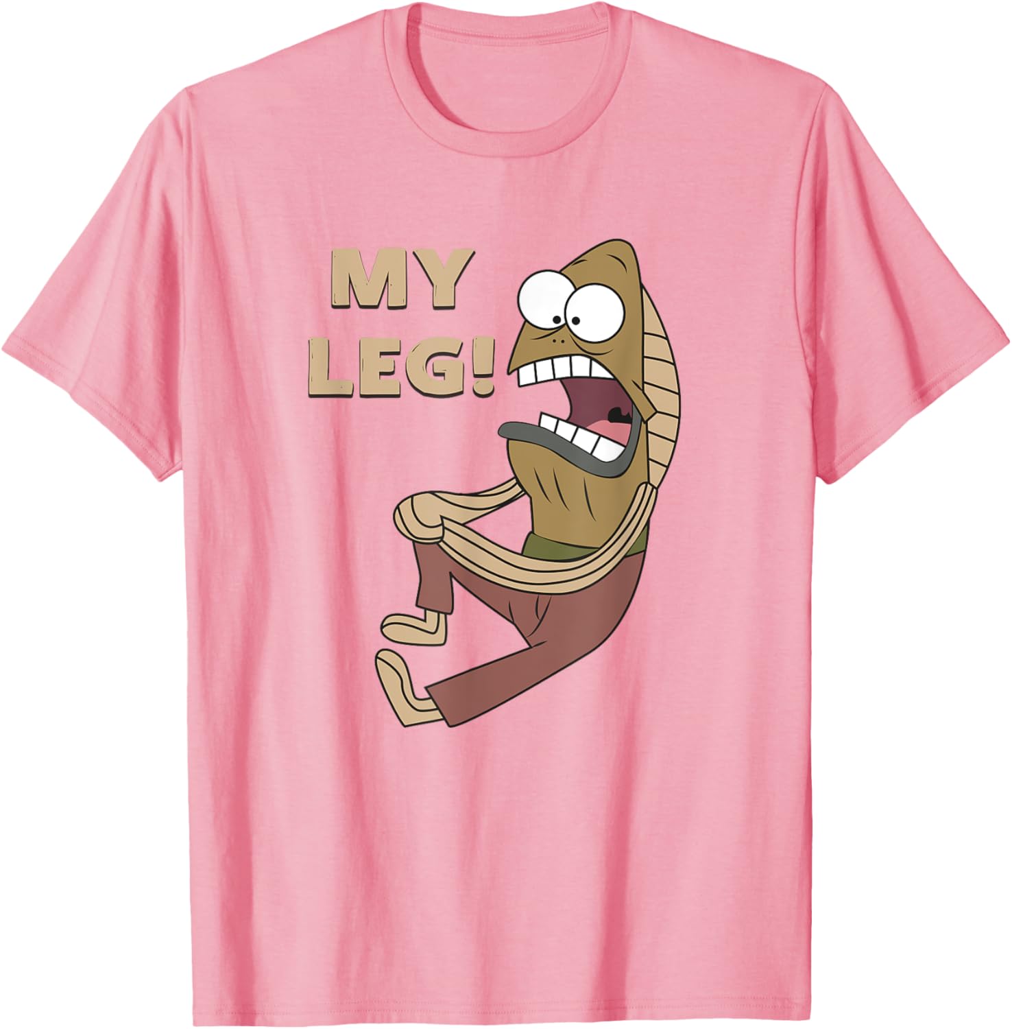 Mademark Fred the Fish My Leg T-Shirt SpongeBob SquarePants Apparel - 1