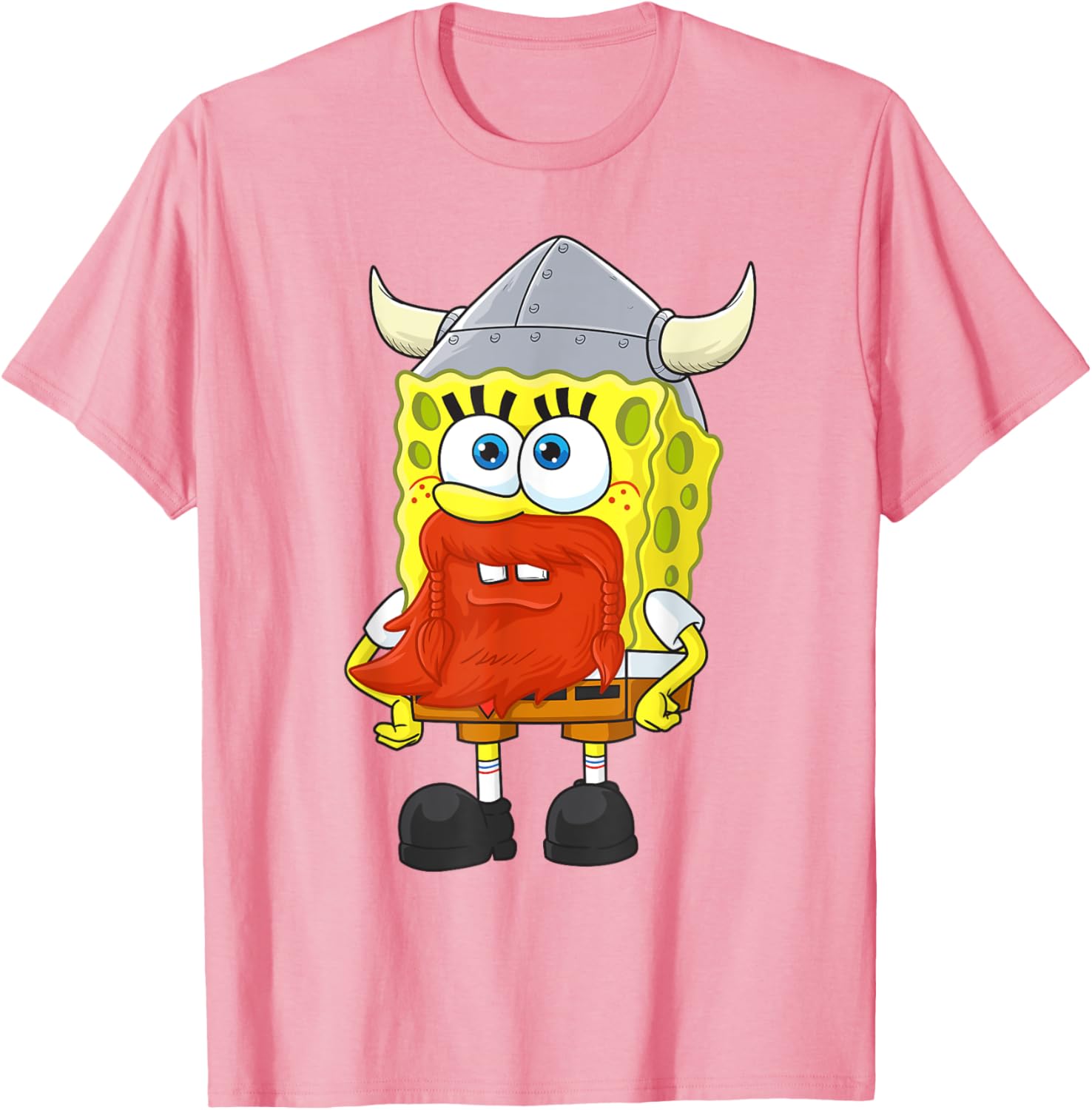 Mademark SpongeBob Happy Leif Erikson Day T-Shirt for Fun Celebrations - 10