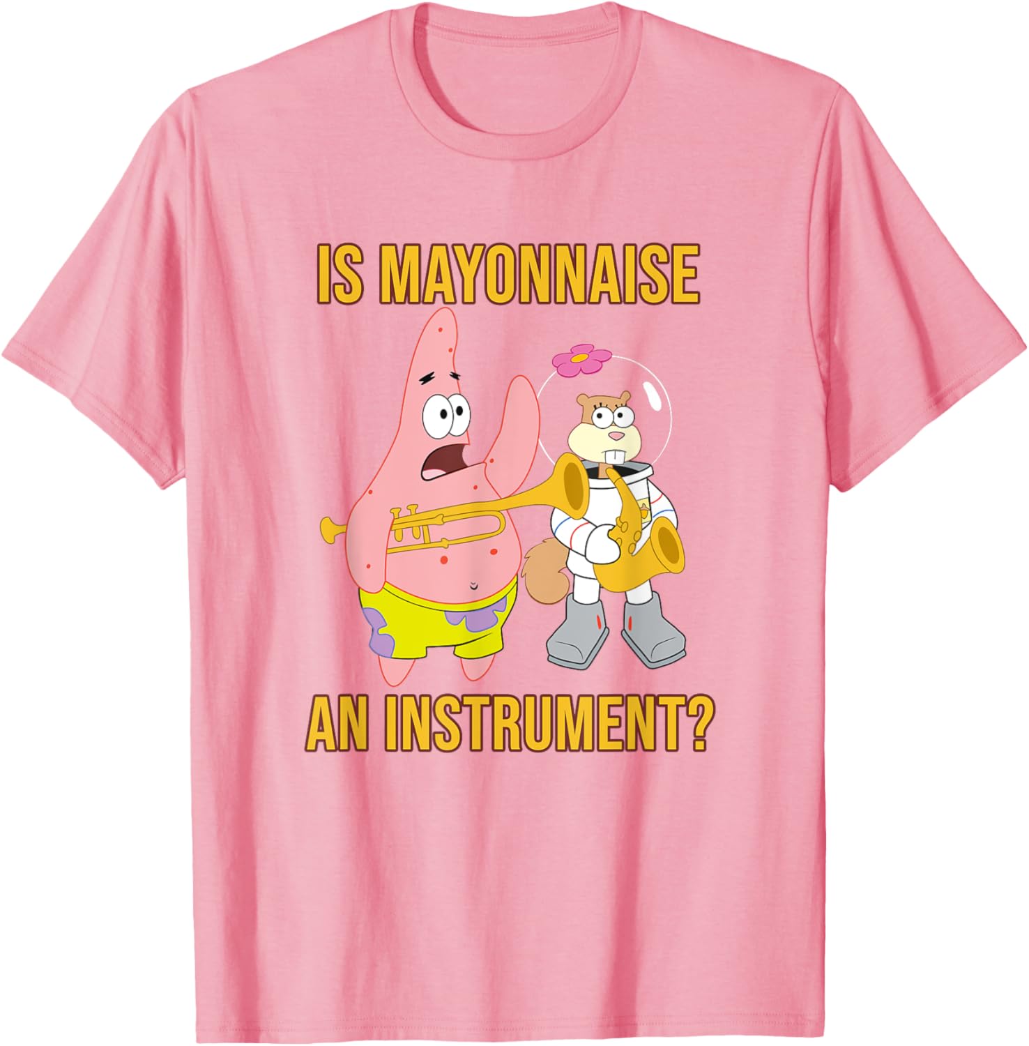 Mademark x SpongeBob SquarePants Mayonnaise Instrument T-Shirt for Fans - 13