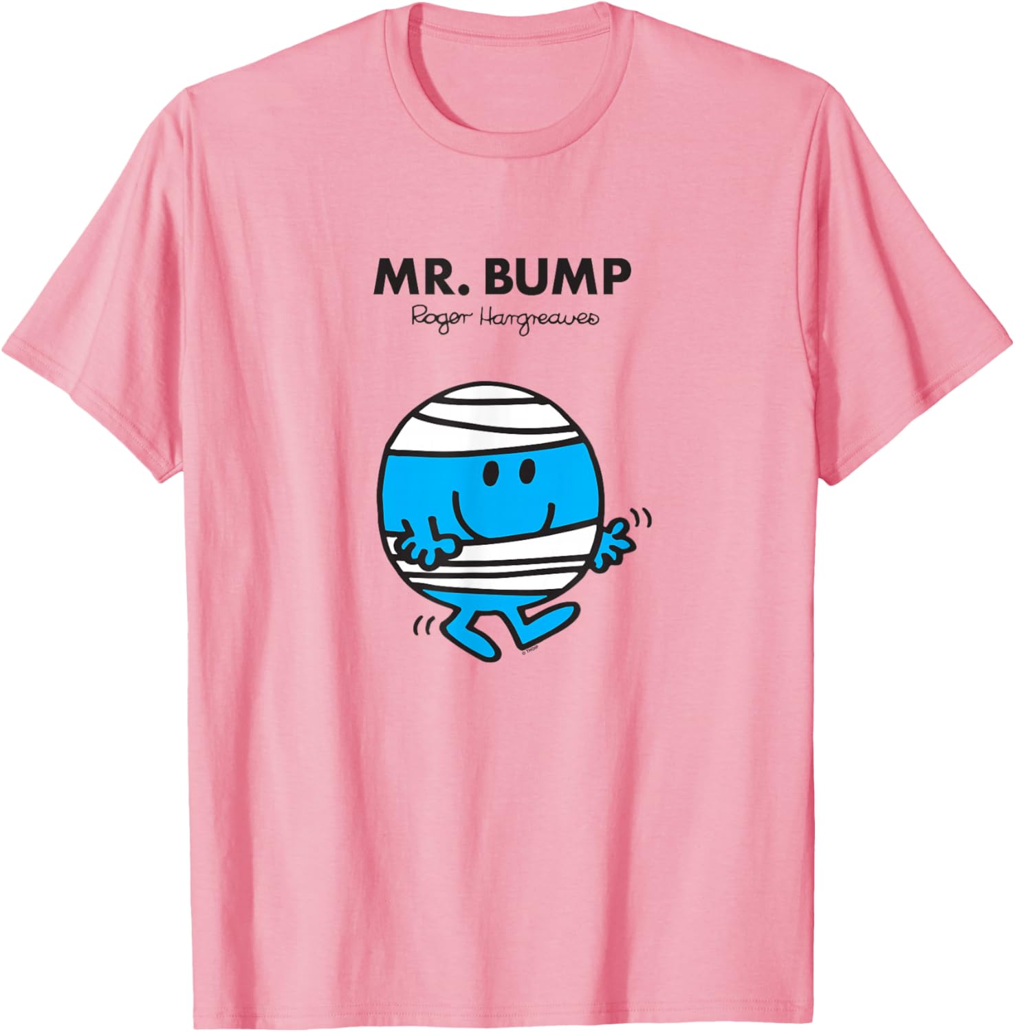 Mr. Men Mr. Bump T-Shirt for Kids - Fun and Colorful Cotton Tee - 8