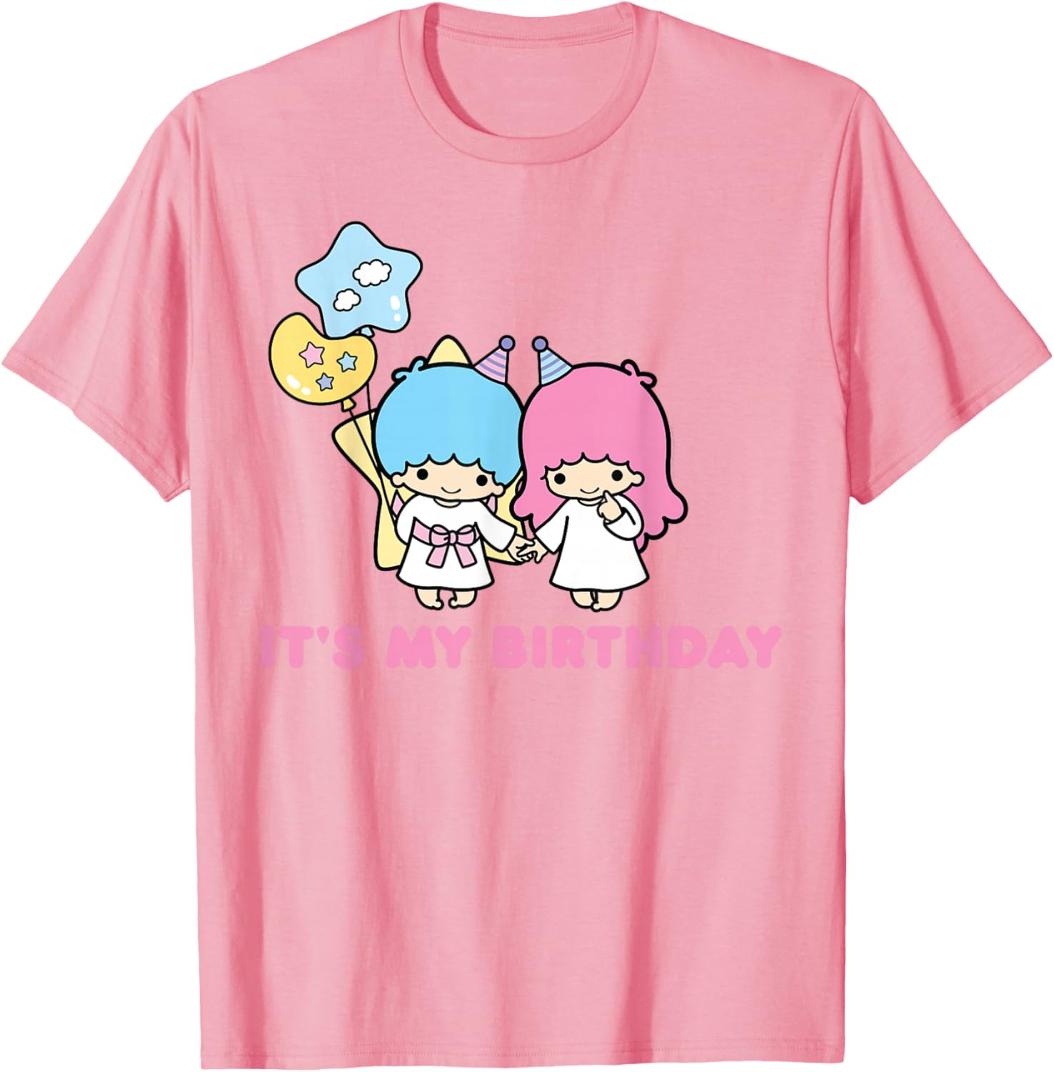 Little Twin Stars Birthday T-Shirt for Kids – Fun and Colorful Design - 1