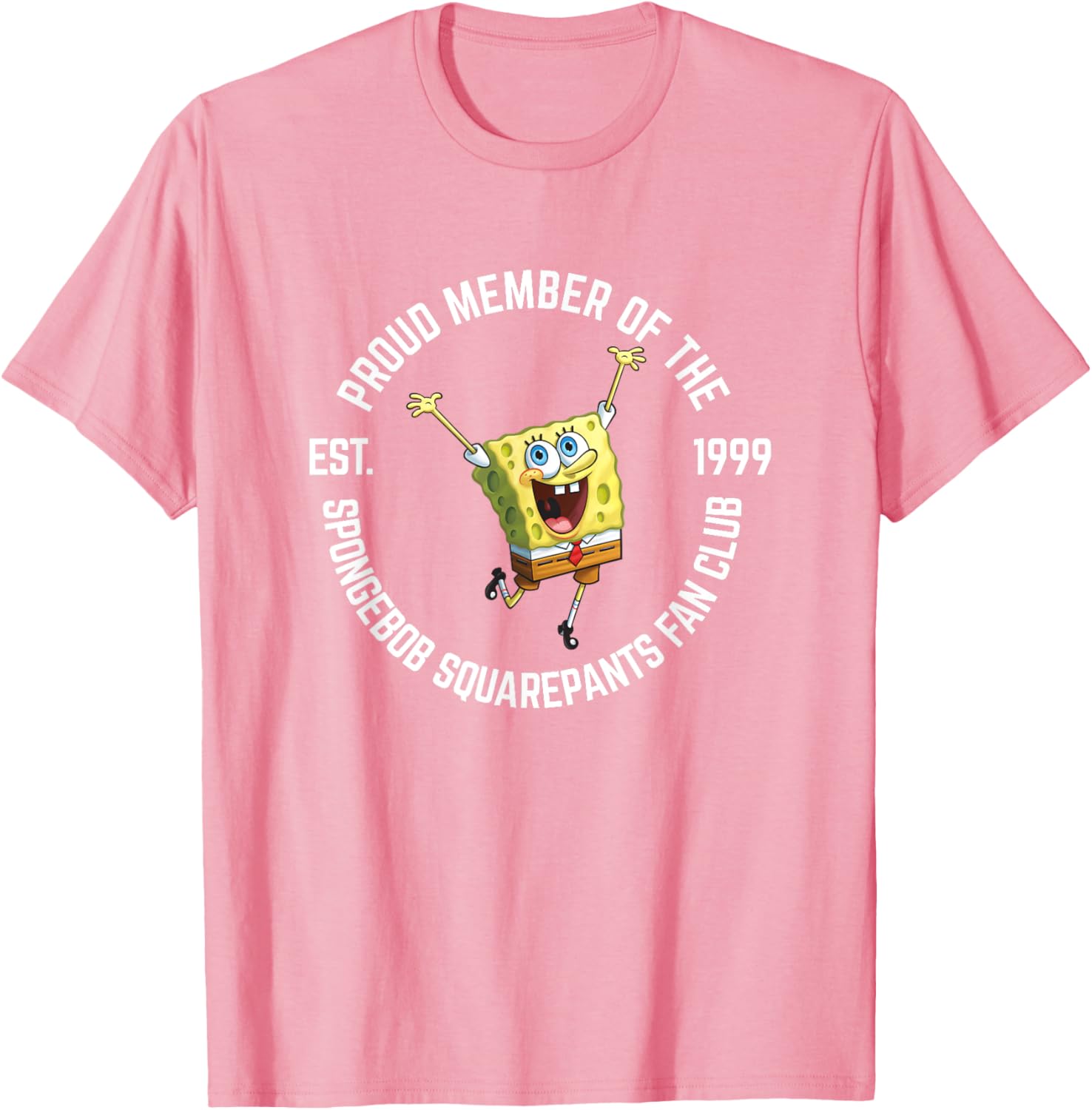 Mademark SpongeBob SquarePants Fan Club T-Shirt for Fun Lovers - 3
