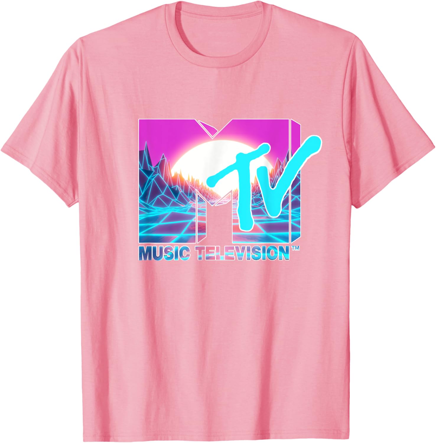 Mademark x MTV Official Logo T-Shirt with Sun and World Graphic - 6