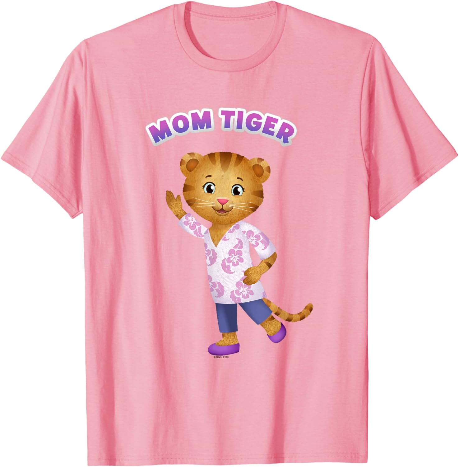Daniel Tiger's Neighborhood Mom Tiger T-Shirt for Kids and Adults - 12