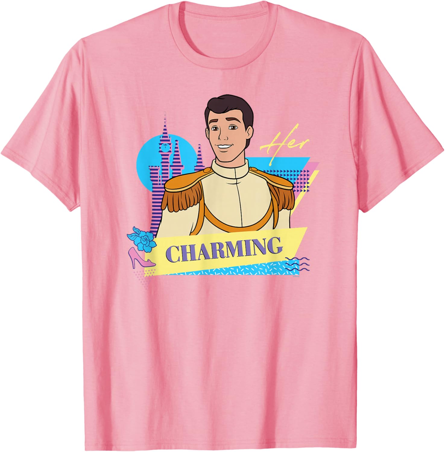 Disney Cinderella Matching T-Shirts for Couples - Her Prince Charming Style - 16