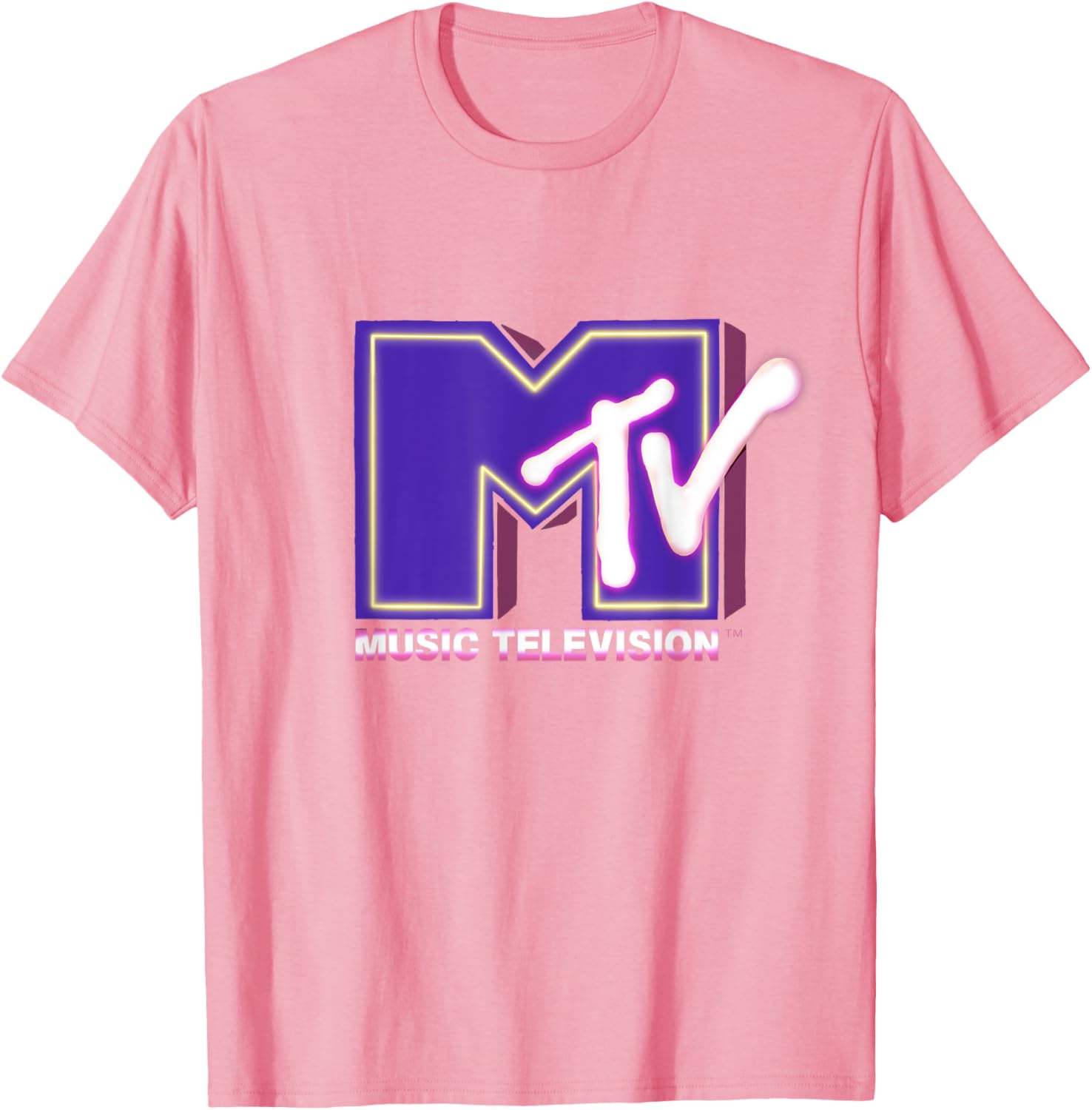Mademark x MTV Neon Light Logo T-Shirt for Funky Fashion Lovers - 2