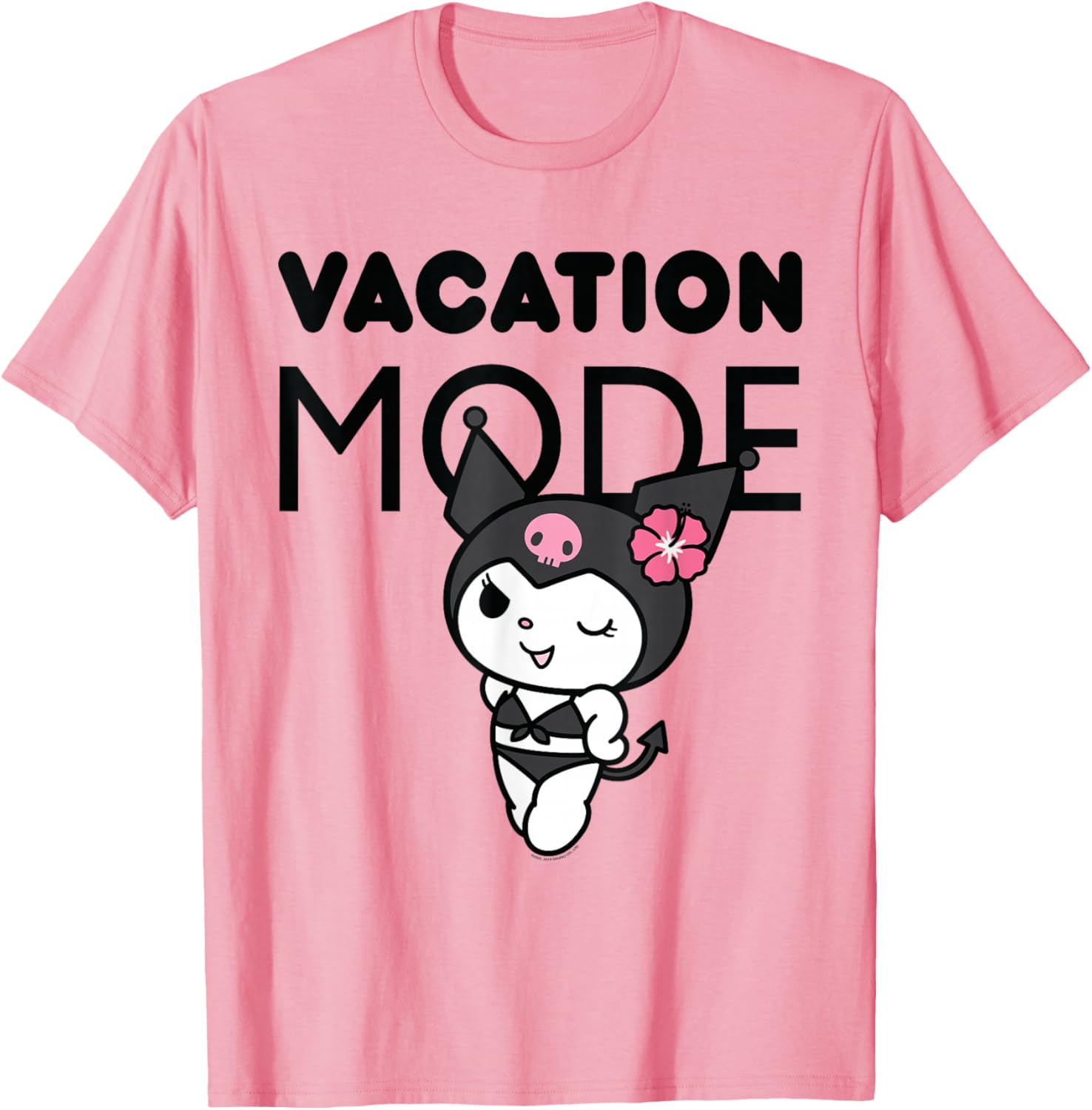Kuromi Vacation Mode T-Shirt for Fun Summer Outfits and Casual Style - 3