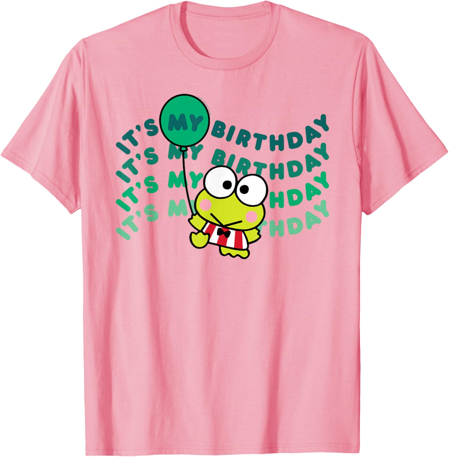 Keroppi It's My Birthday T-Shirt Fun & Cute Birthday Outfit for Kids - 5