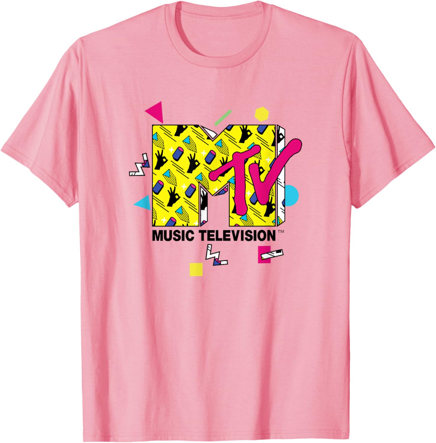 Mademark x MTV Official Logo T-Shirt with 80s 90s Party Art Design - 22