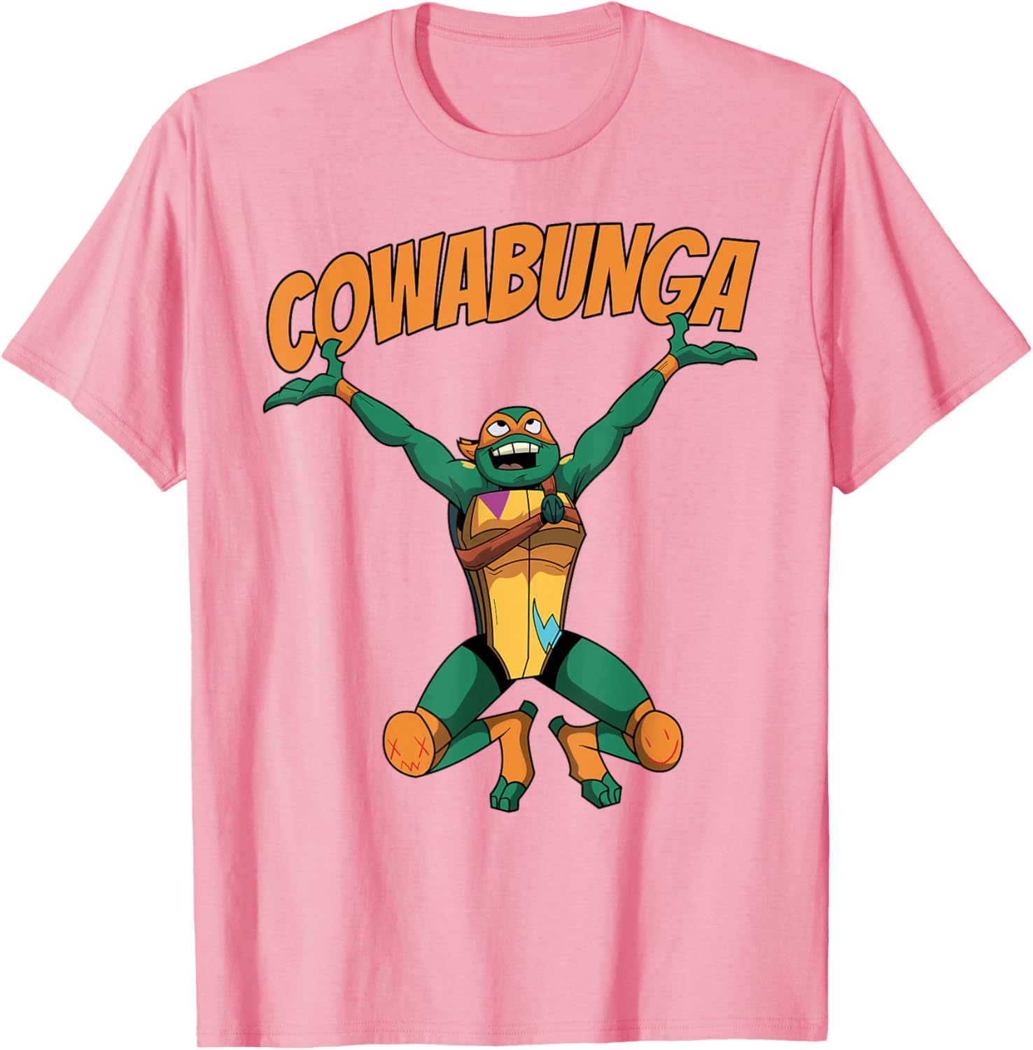 Mademark Teenage Mutant Ninja Turtles Mikey Cowabunga T-Shirt for Kids - 8