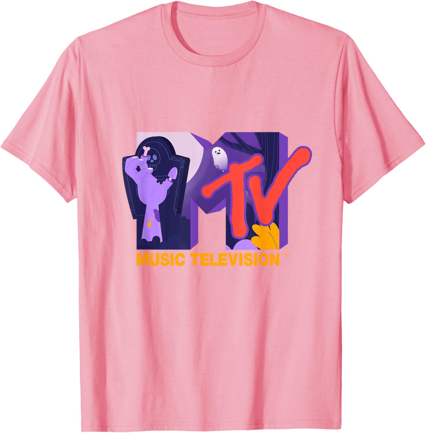 Mademark x MTV Official Logo Horror Party T-Shirt for Fun Occasions - 5