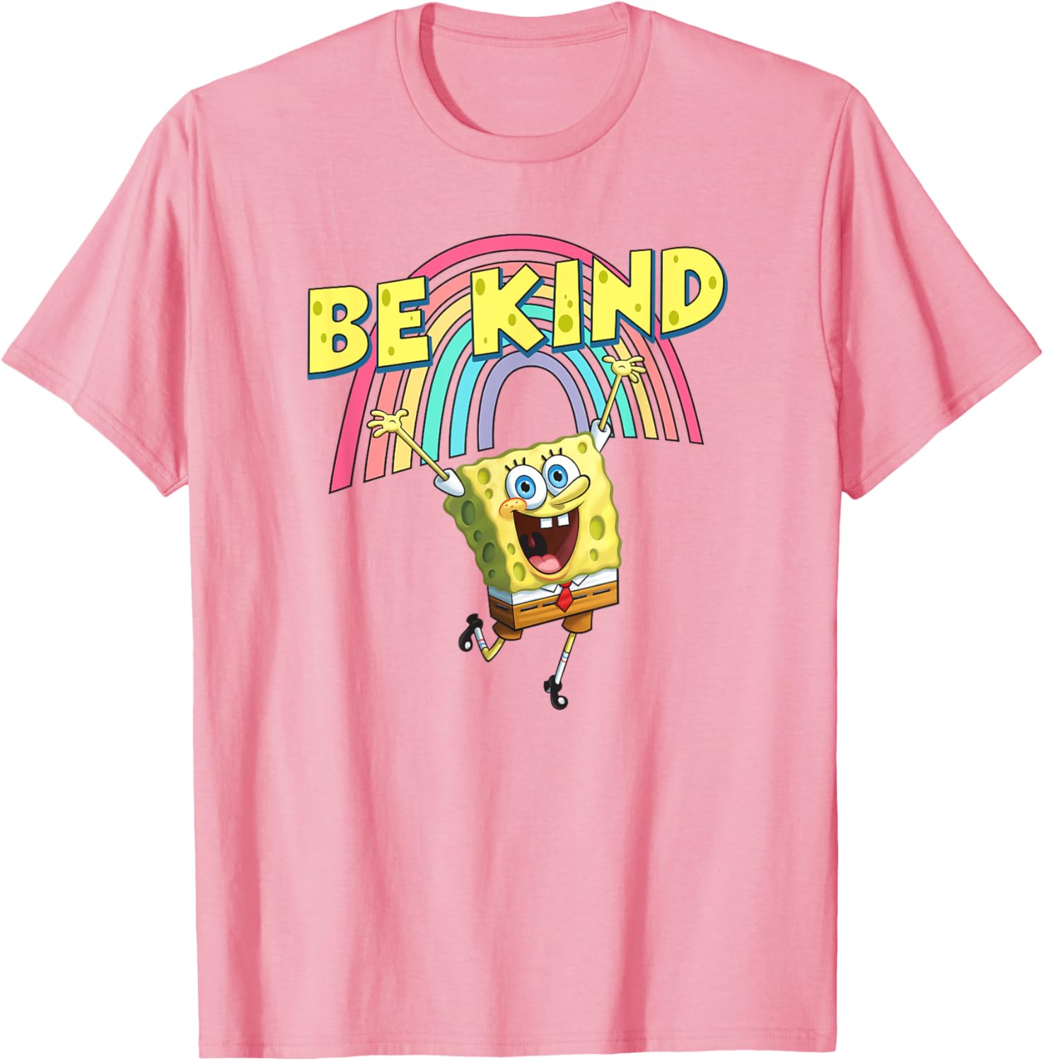 Mademark SpongeBob SquarePants Be Kind Rainbow T-Shirt for Everyone - 12