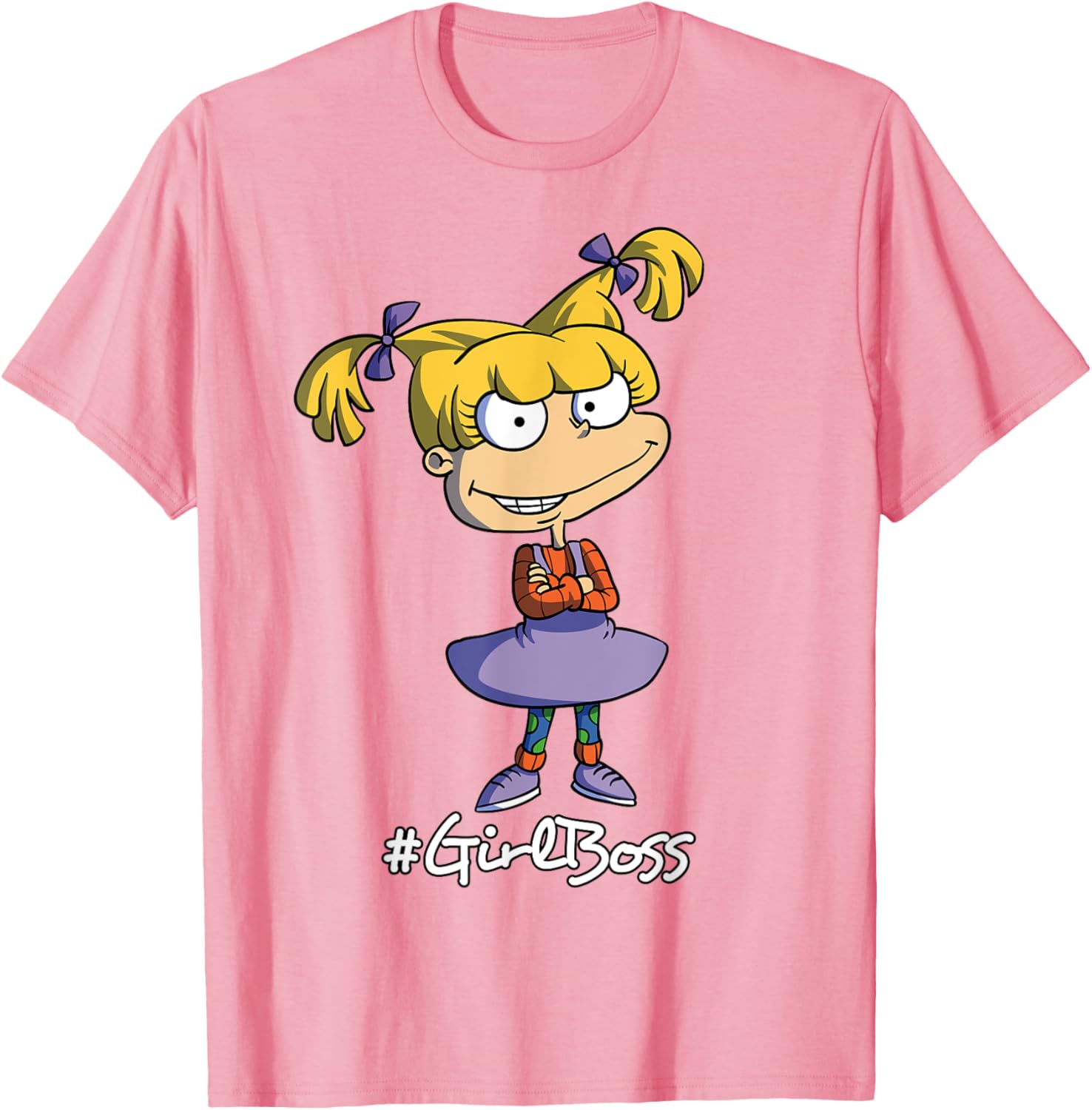 Mademark x Rugrats Angelica Pickles Girl Boss T-Shirt for Kids - 26