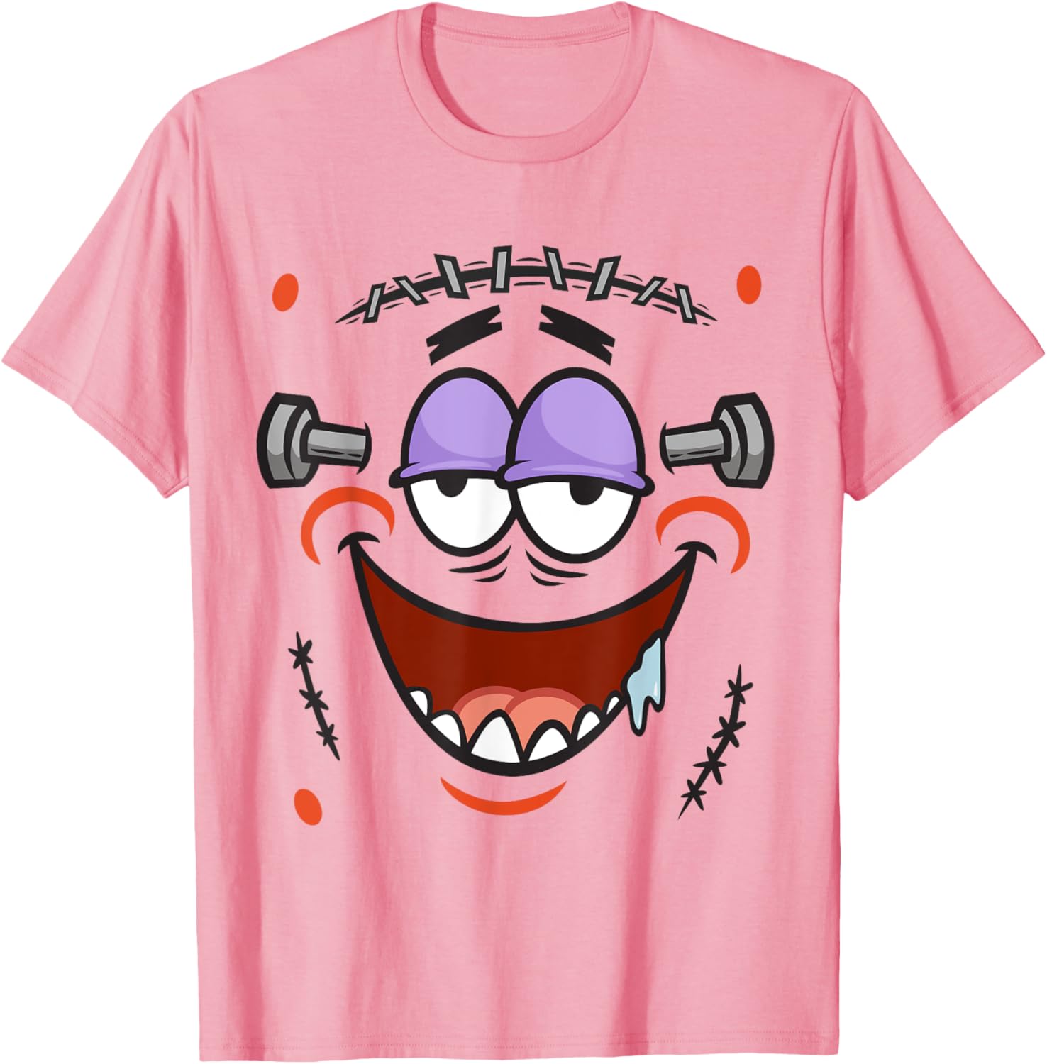 Mademark Patrick Star Halloween Costume T-Shirt - SpongeBob Fun Apparel - 1
