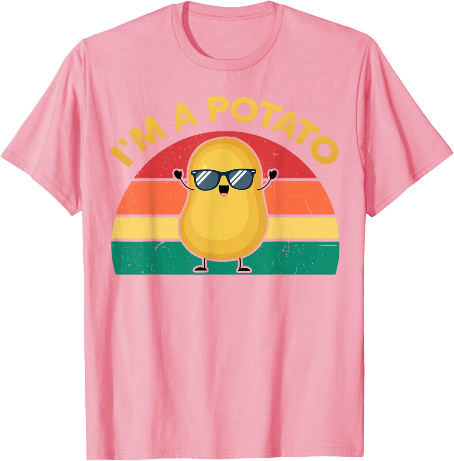 Funny I'm A Potato T-Shirt for Kids - Cute Graphic Tee for Boys and Girls - 13