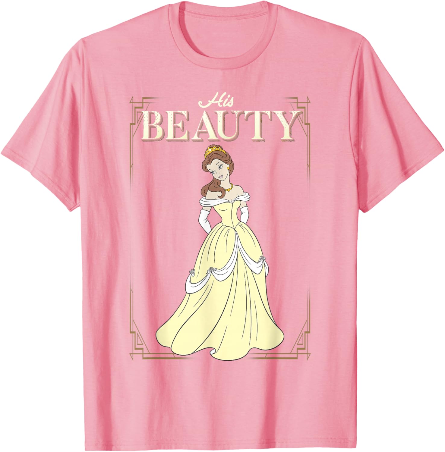 Disney Beauty and the Beast Belle Vintage Frame T-Shirt for Fans - 7
