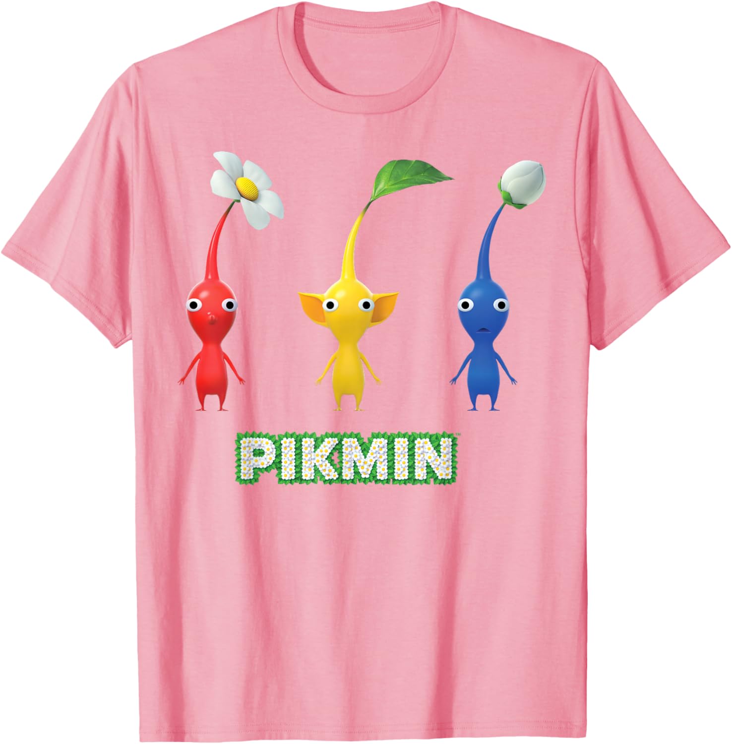 Nintendo Pikmin Trio T-Shirt for Fans of Fun and Adventure - 9