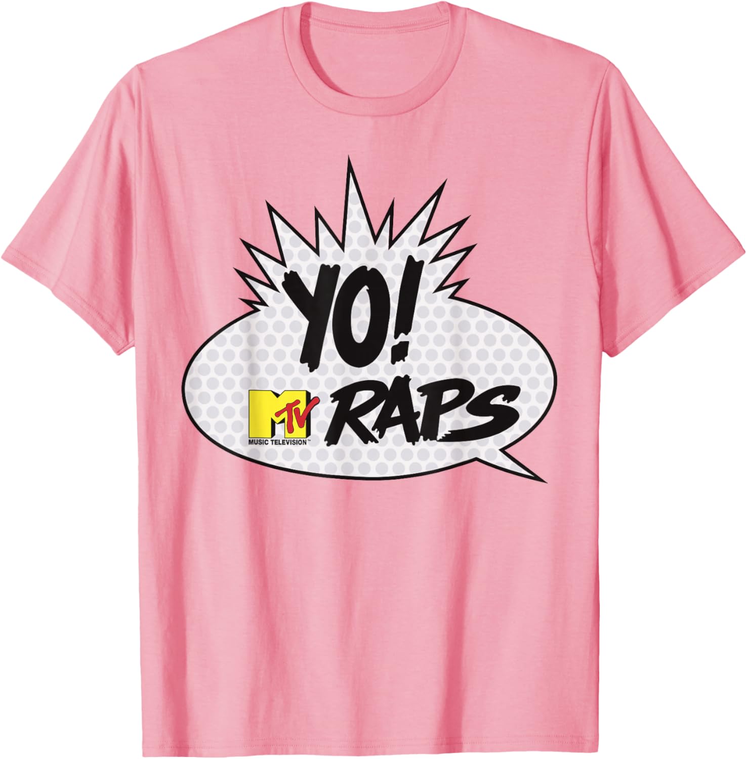 MTV Yo! MTV Raps Comic Book Talk Bubble T-Shirt for Music Lovers - 13