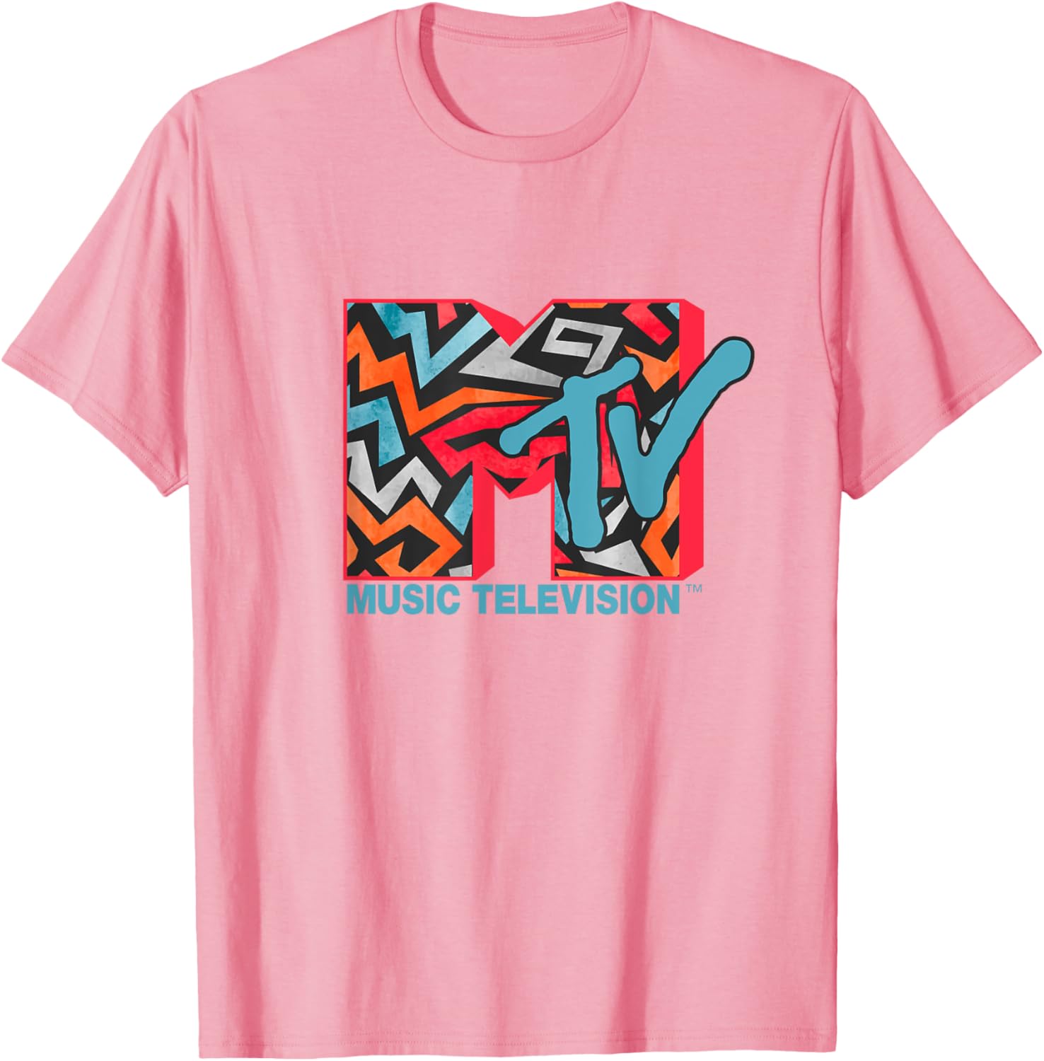 Mademark x MTV Abstract Logo T-Shirt - Stylish Modern Art Fashion - 6