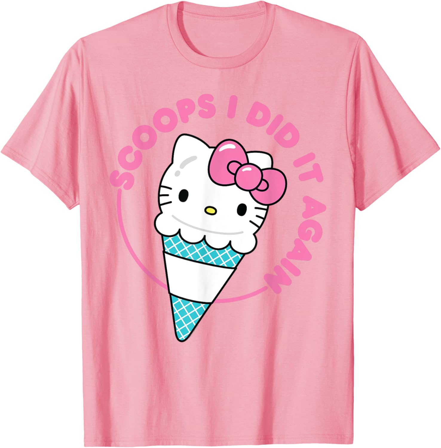 Hello Kitty Ice Cream Cone T-Shirt for Men, Women, Girls & Kids - 16