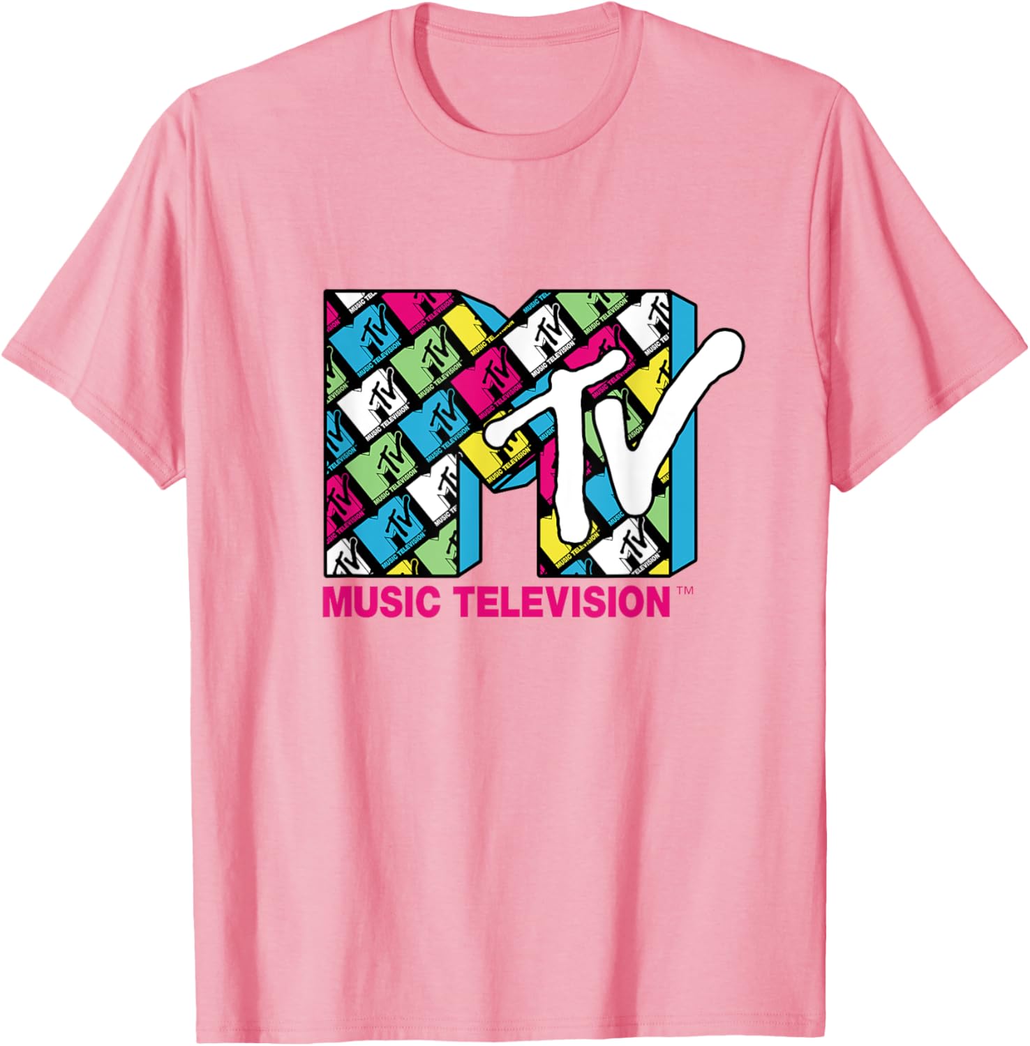 MTV Logo Colorful Mini Logos T-Shirt by Mademark - Trendy Casual Wear - 6