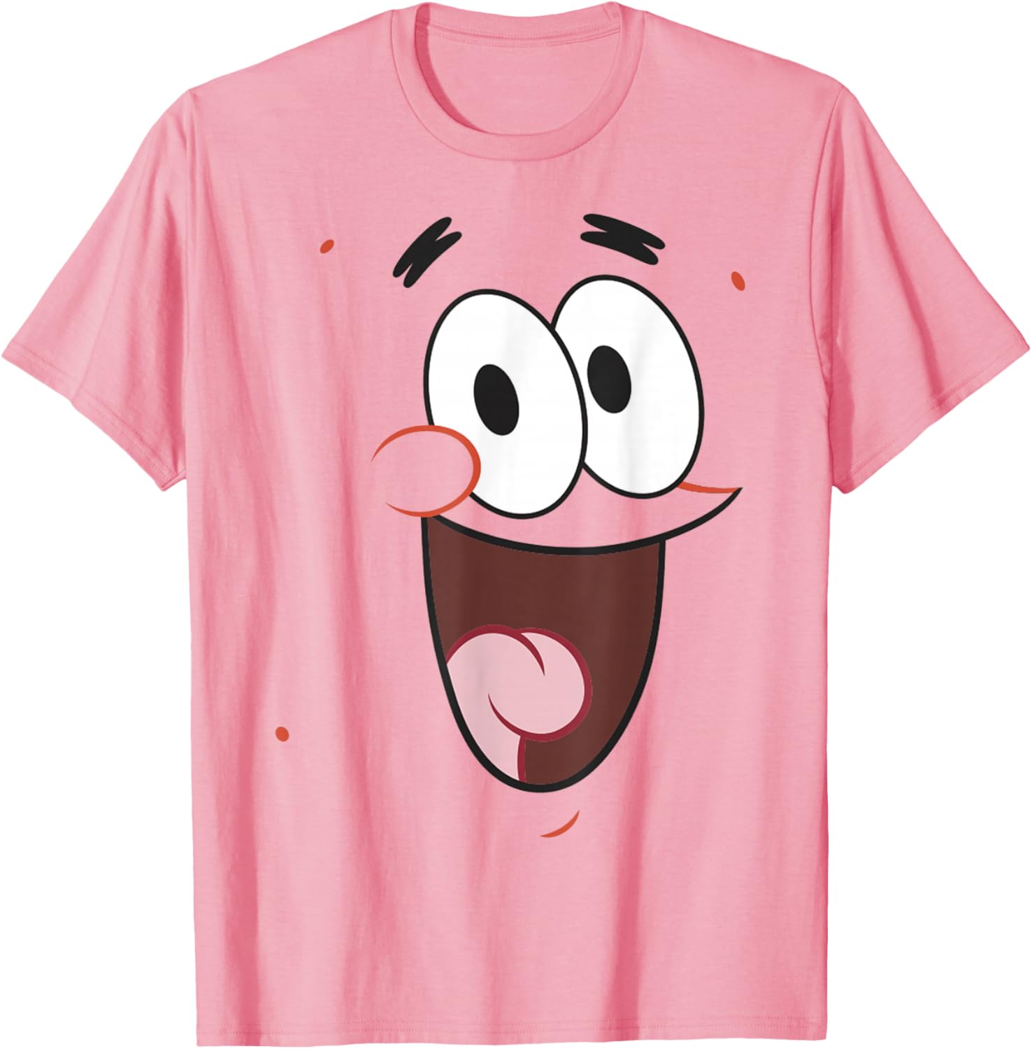 SpongeBob SquarePants Patrick Big Face T-Shirt for Halloween Fun - 2