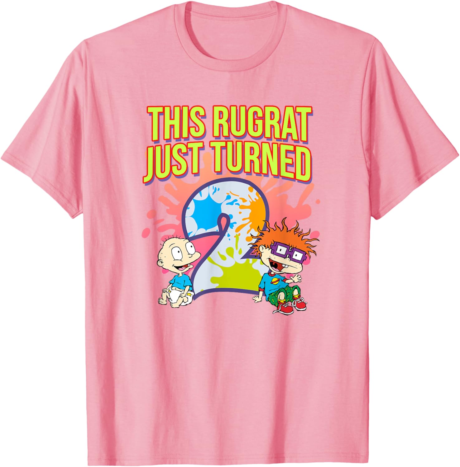 Mademark Rugrats 2nd Birthday Outfit Cute T-Shirt for Celebrating Fun - 4