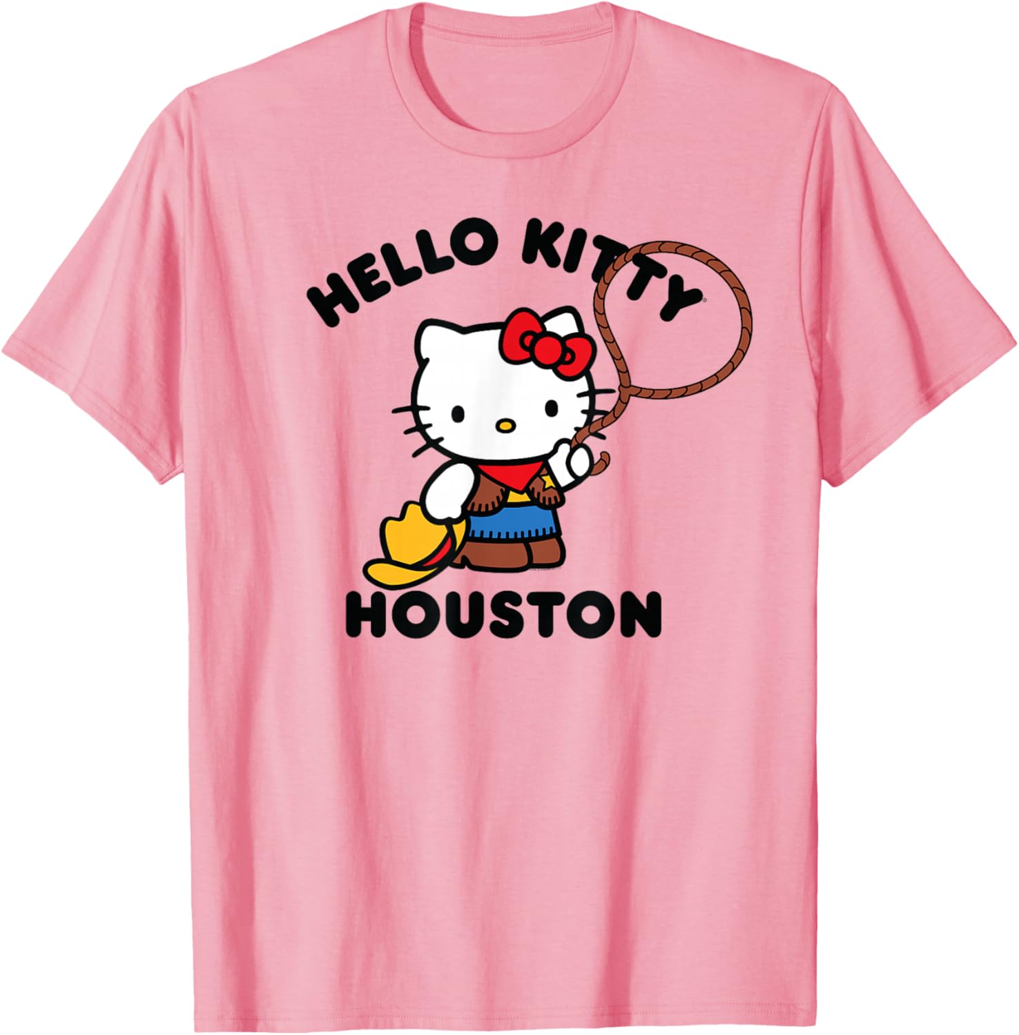 Hello Kitty Cowgirl T-Shirt Houston Texas Cute Western Apparel for Kids - 17