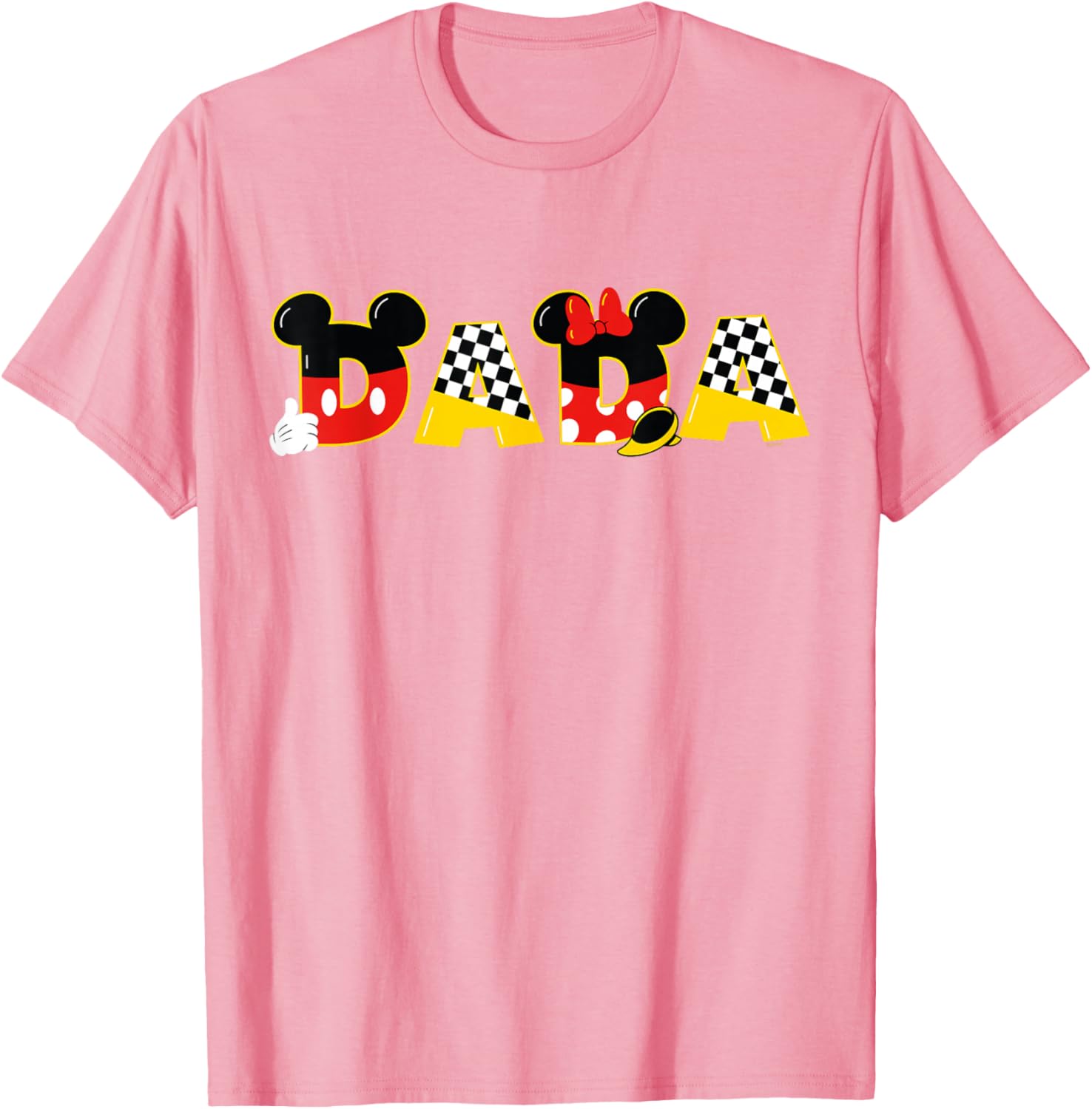 Disney Mickey Minnie Dada T-Shirt Perfect for Father's Day and Family Trips - 19