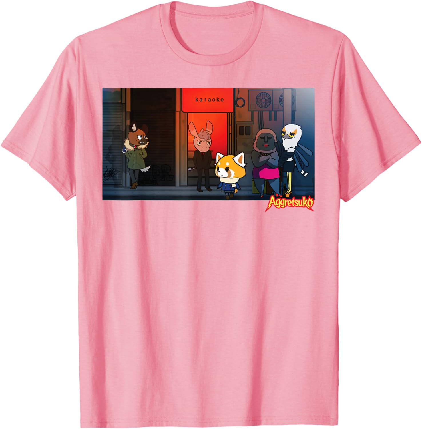 Aggretsuko Season 2 Karaoke Night T-Shirt for Fun Fashion Lovers - 2