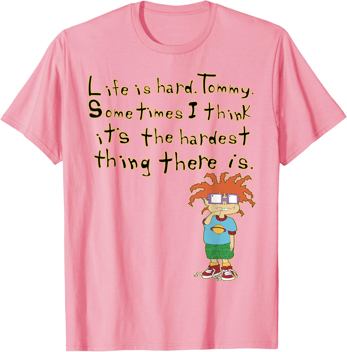 Mademark x Rugrats Chuckie Life is Hard Tommy Graphic T-Shirt - 2