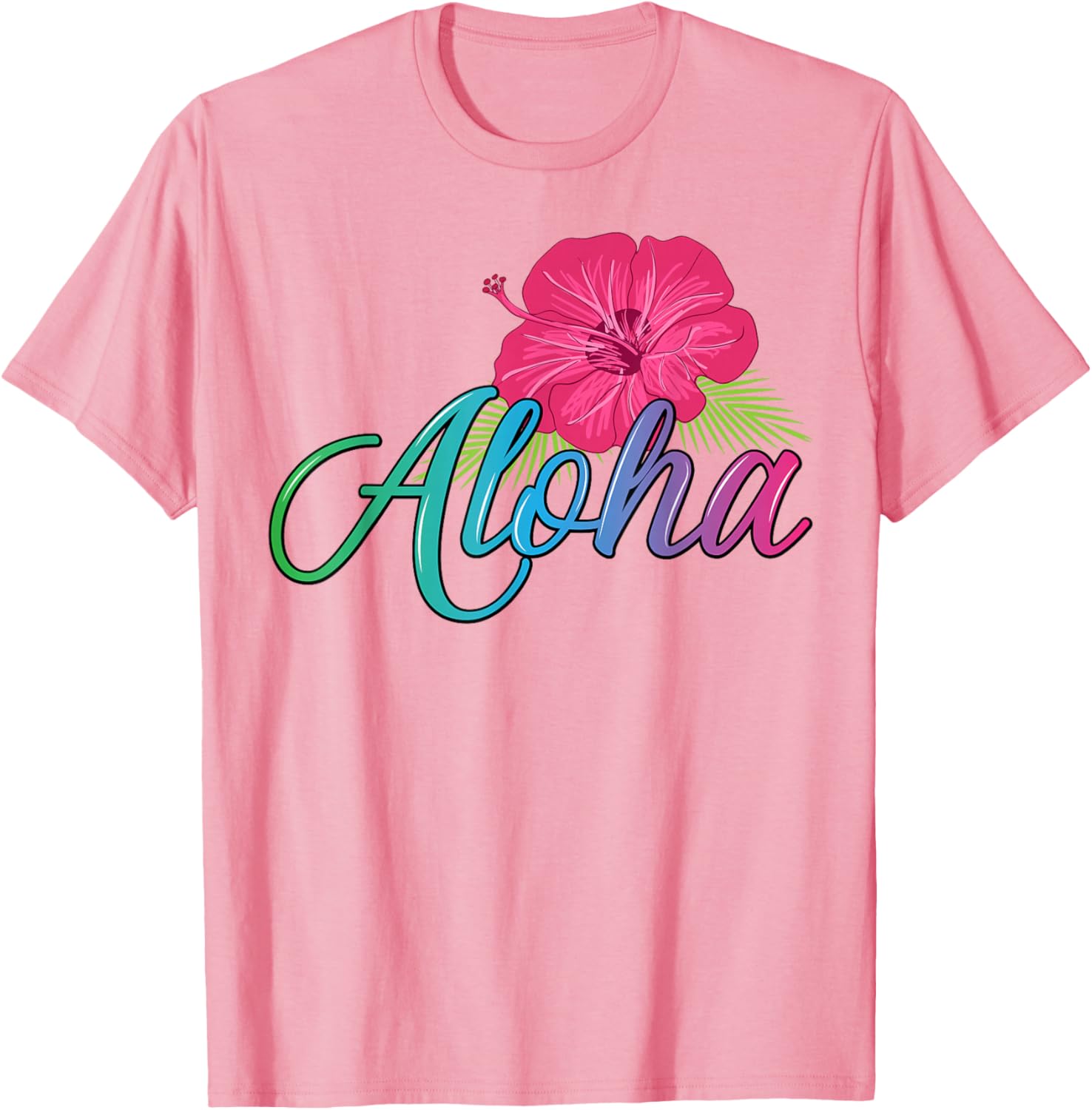 Aloha Hawaii T-Shirt with Aloha Flower Spirit - Casual Island Style - 8