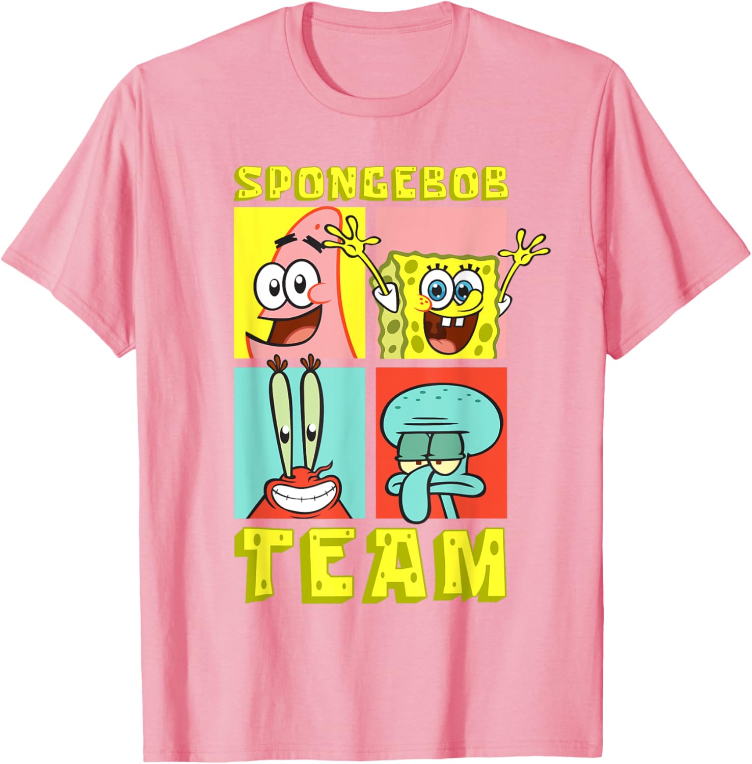 Mademark SpongeBob SquarePants Birthday T-Shirt with Team SpongeBob Design - 11