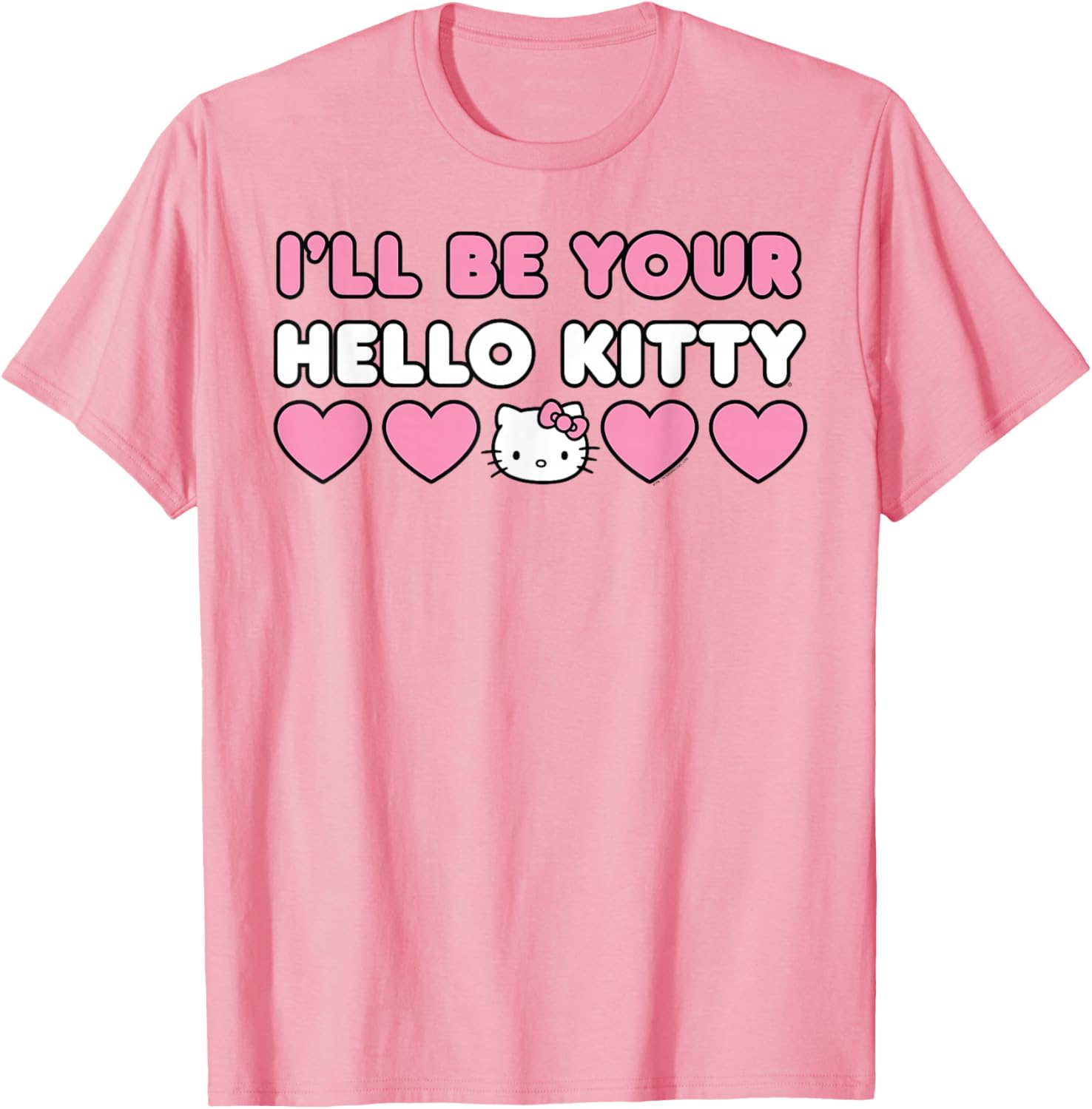 Cute Hello Kitty Couples Matching Valentine's Day T-Shirt for Lovers - 20