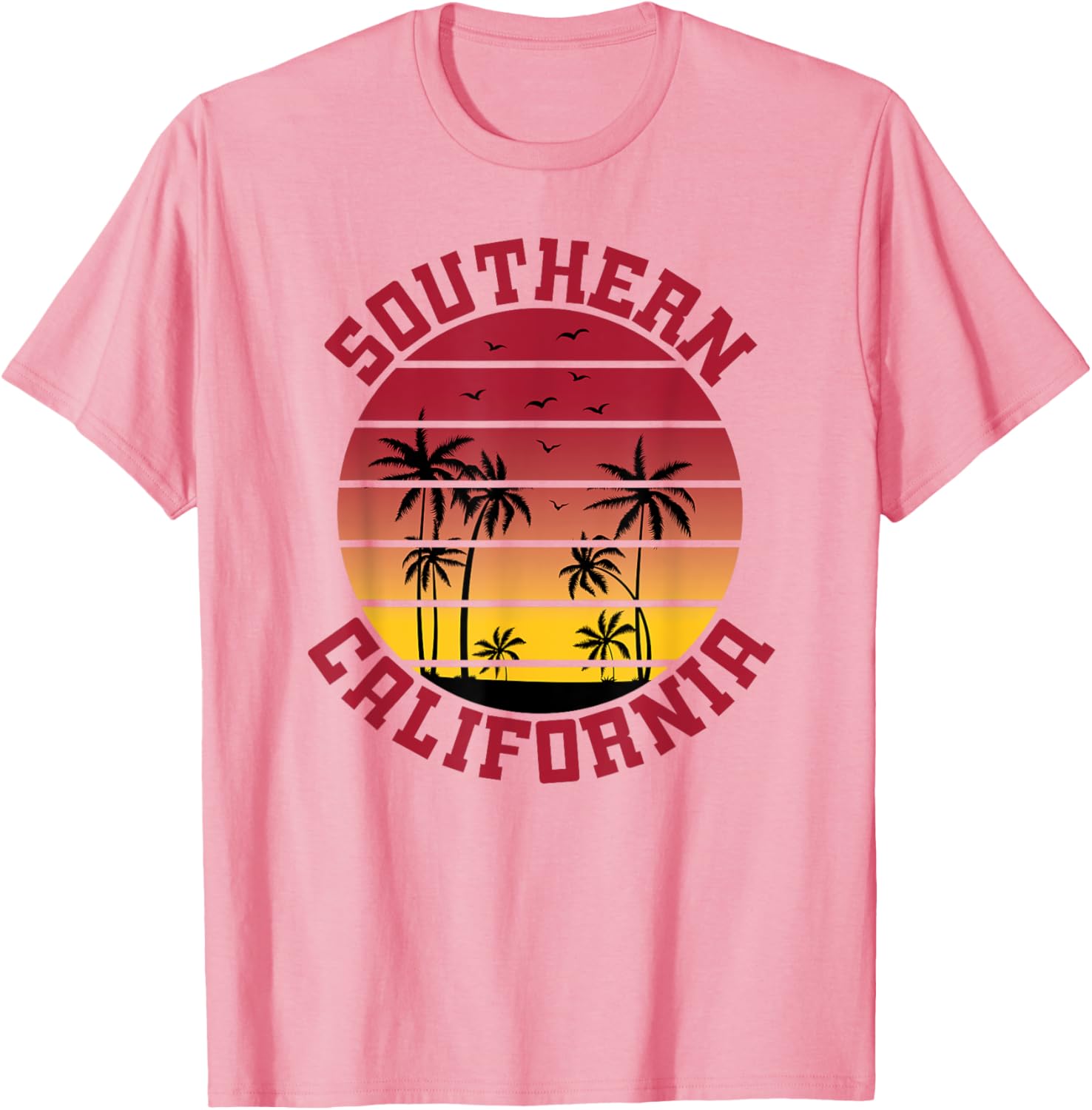 USC Southern California Palm Trees T-Shirt for Sports Fans and Outdoors - 4