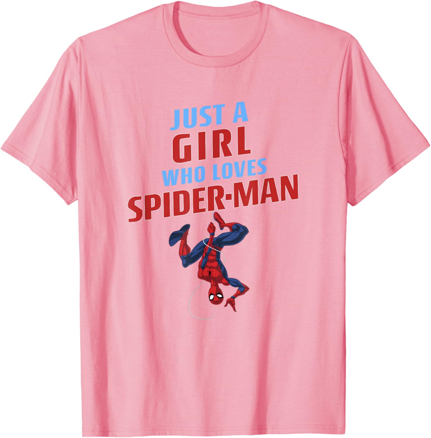 Just A Girl Who Loves Spider-Man T-Shirt - Classic Marvel Apparel - 2