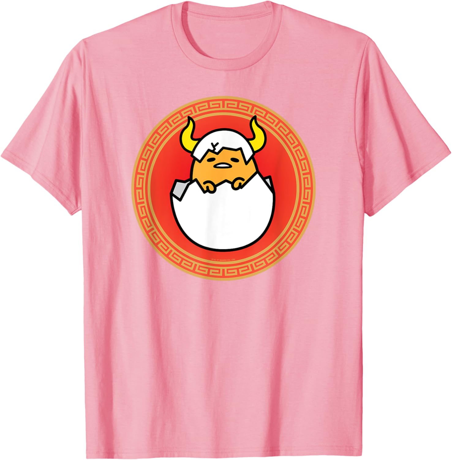 Gudetama Year of the Ox 2021 Lunar New Year T-Shirt for Fun Fashion - 14