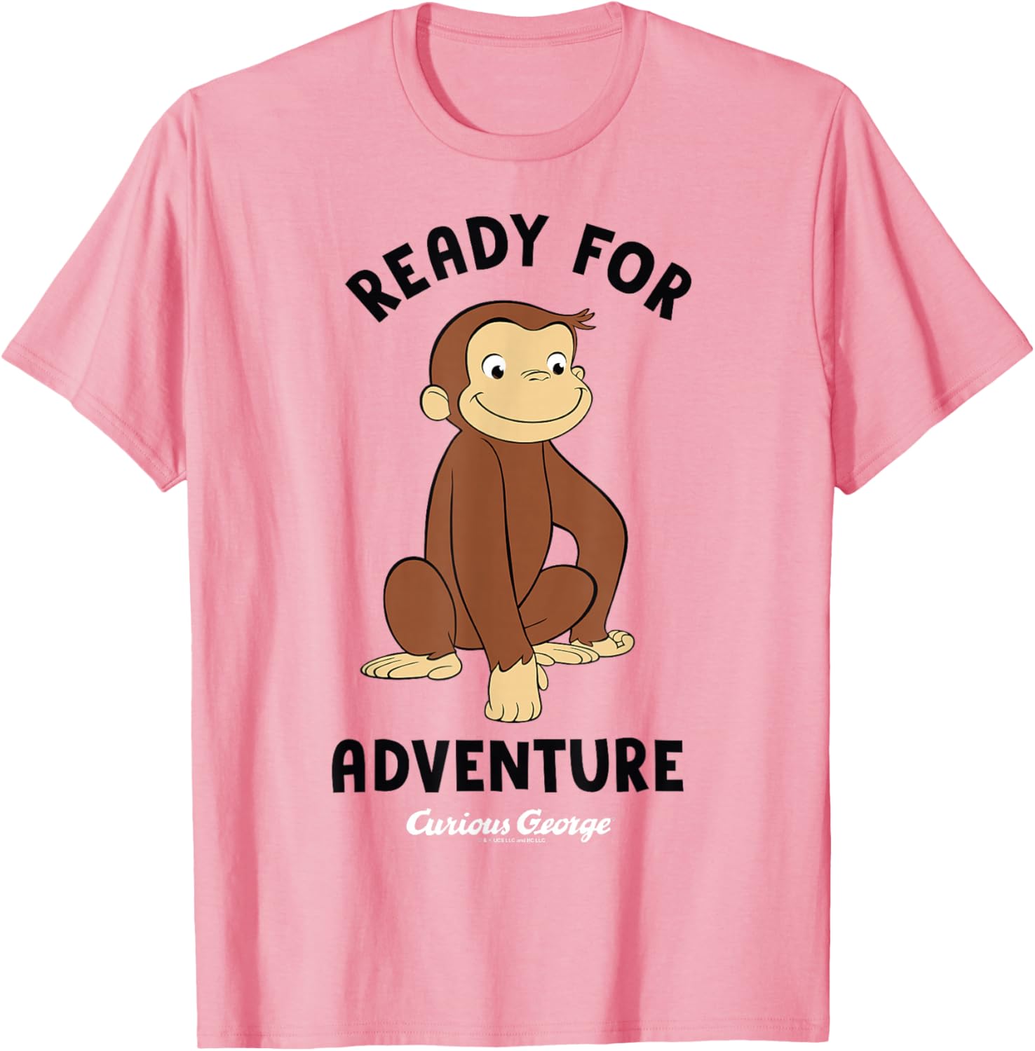 Curious George Adventure T-Shirt Featuring Smiling George - Fun Apparel - 9