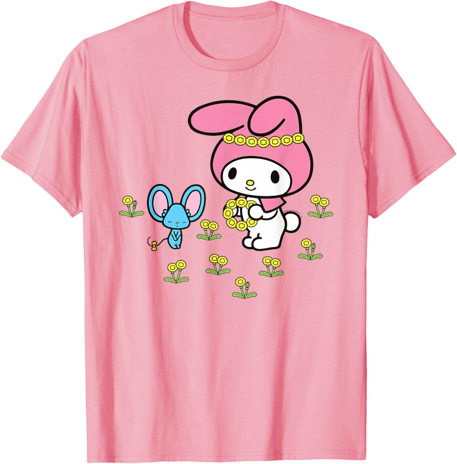 My Melody Flower Crown T-Shirt for Fun and Stylish Outfits - 2