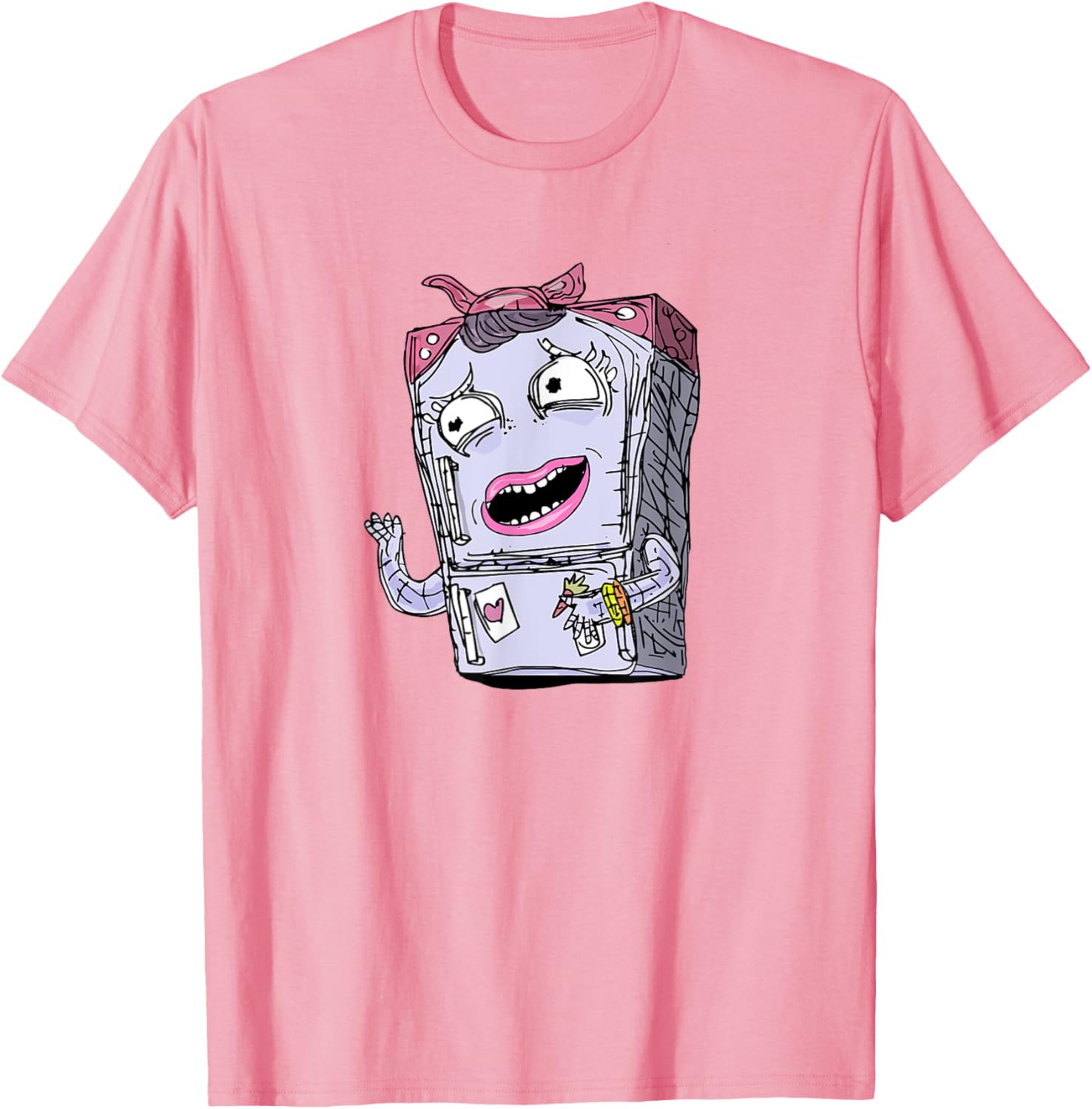 Rick and Morty Mrs. Refrigerator T-Shirt Fun Cartoon Apparel for Fans - 1