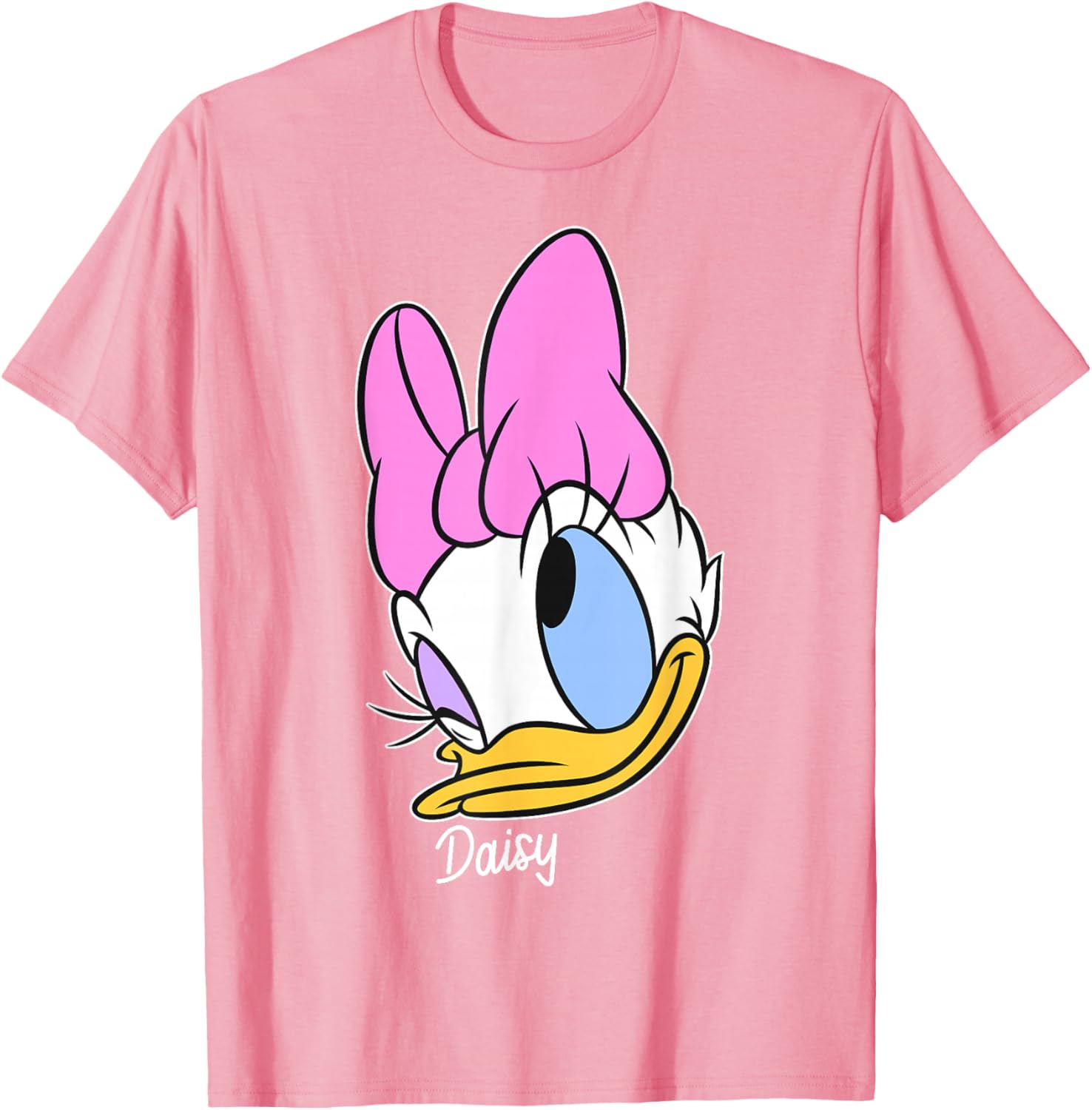 Disney Mickey and Friends Daisy Big Face T-Shirt for Fun Fashion Lovers - 6